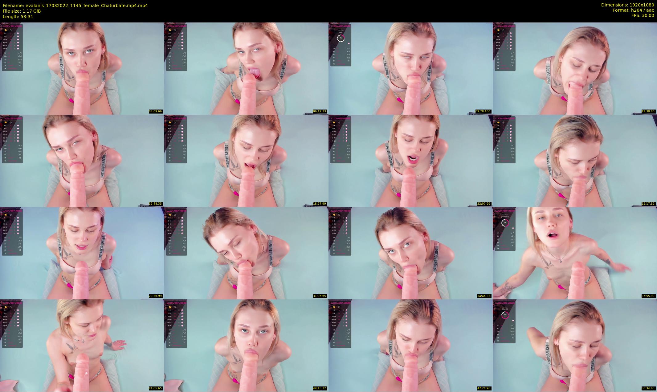 evalanis — 54 minute Chaturbate couple cam show recording, 1080p, Mar 17, 2022