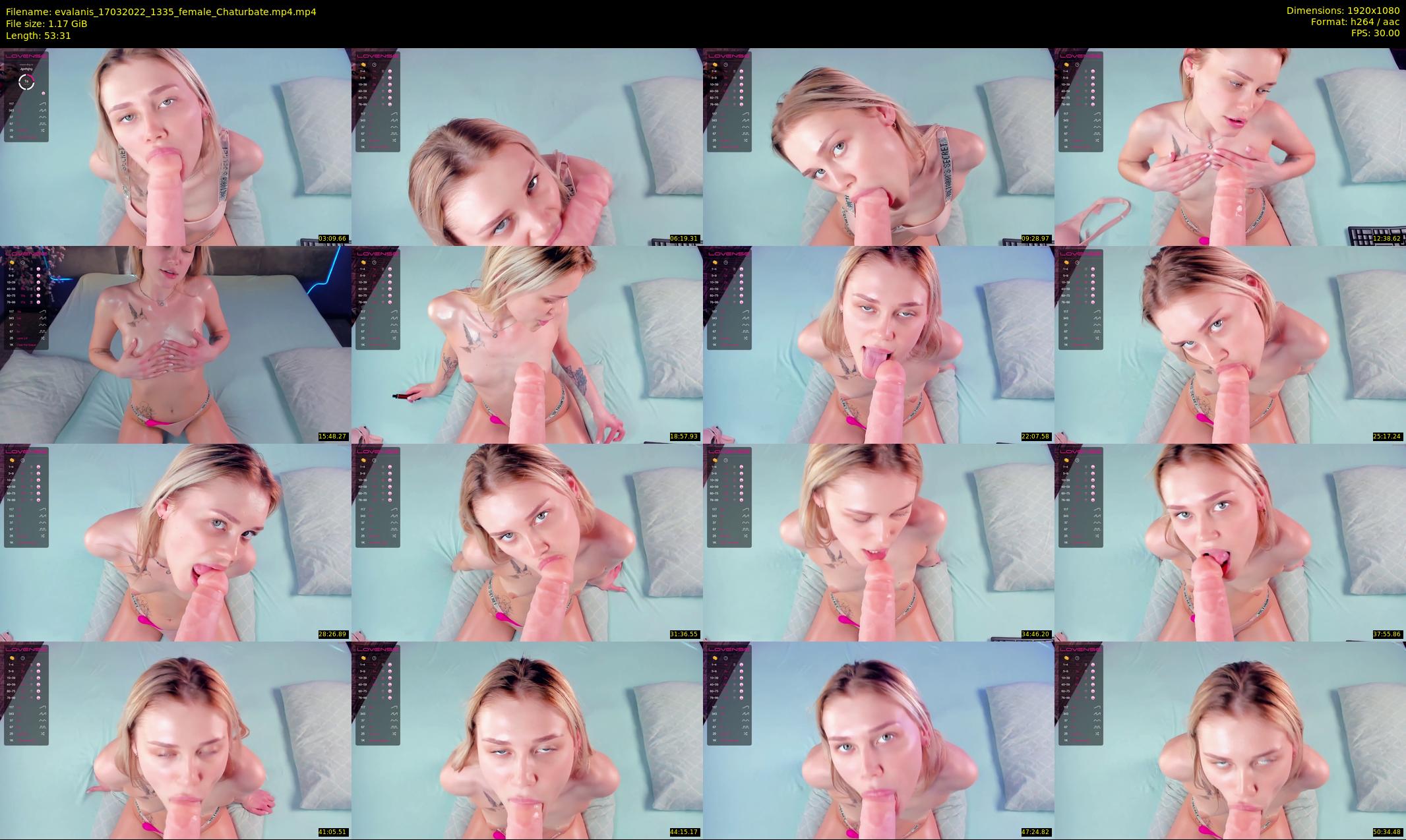 evalanis — 54 minute Chaturbate couple cam show recording, 1080p, Mar 17, 2022