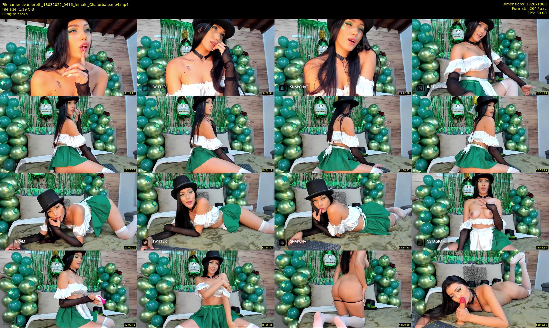 evamoretti — 55 minute Chaturbate female cam show recording, 1080p, Mar 18, 2022