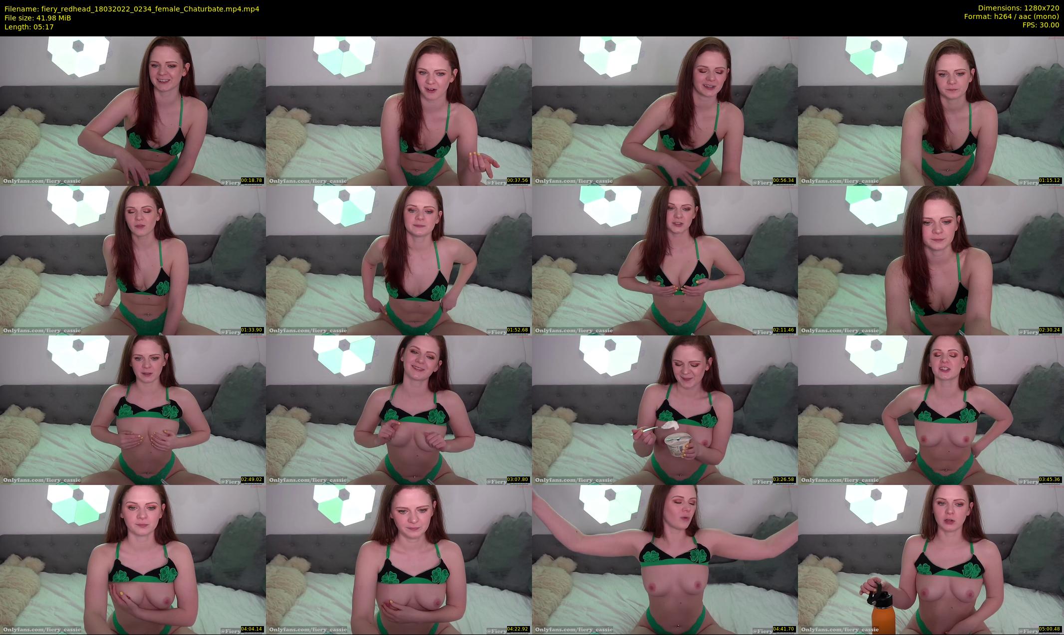 fiery_redhead — 6 minute Chaturbate female cam show recording, 720p, Mar 18, 2022