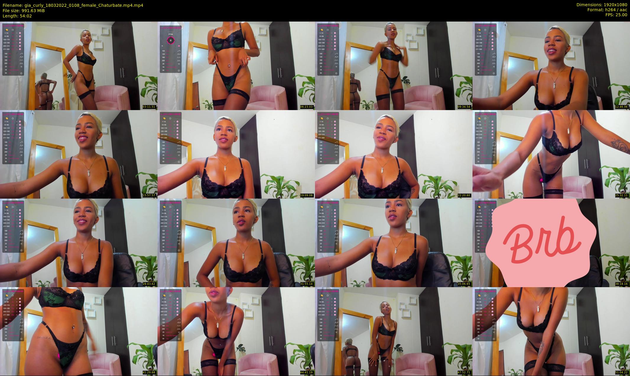 gia_curly — 55 minute Chaturbate female cam show recording, 1080p, Mar 18, 2022