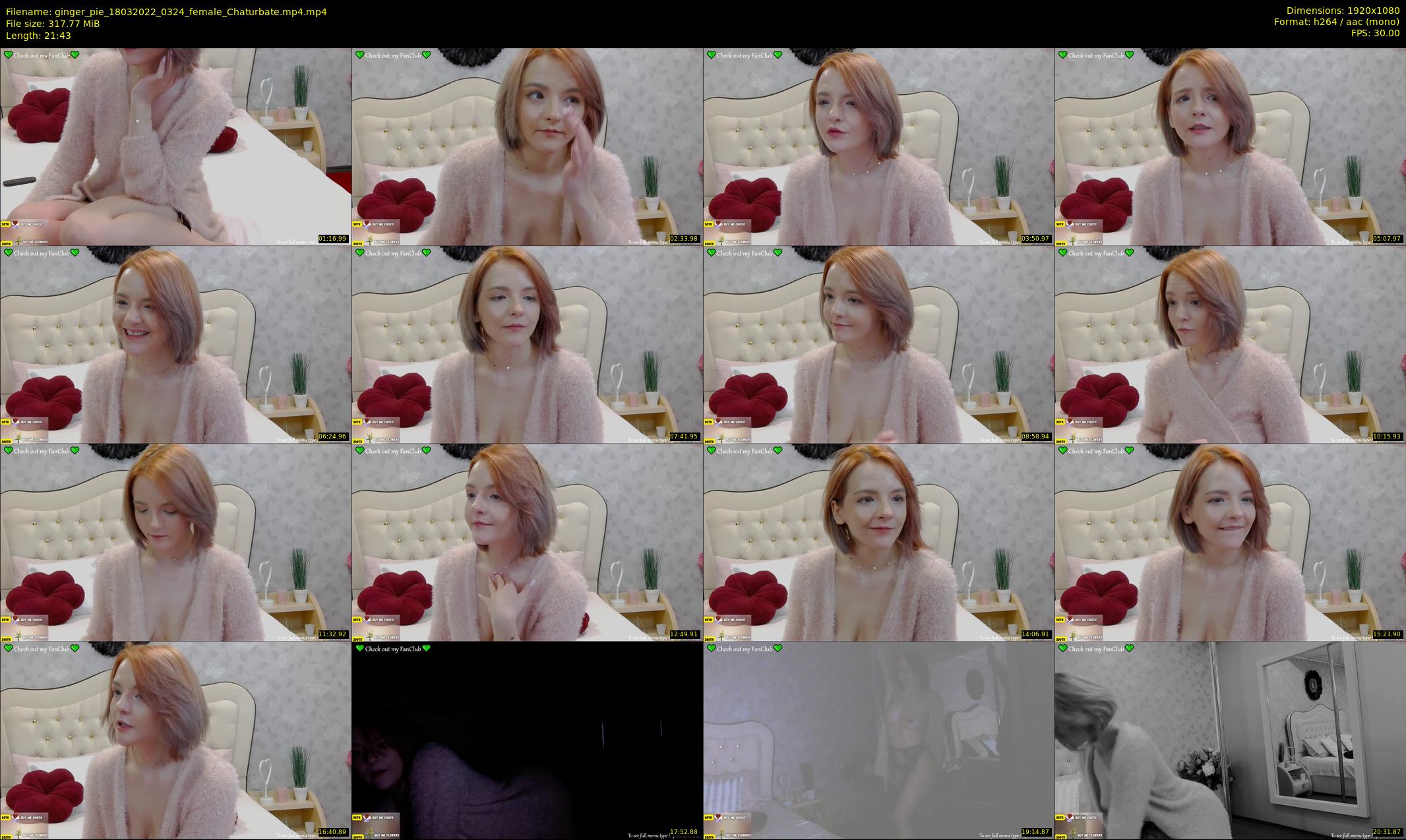 ginger_pie — 22 minute Chaturbate female cam show recording, 1080p, Mar 18, 2022