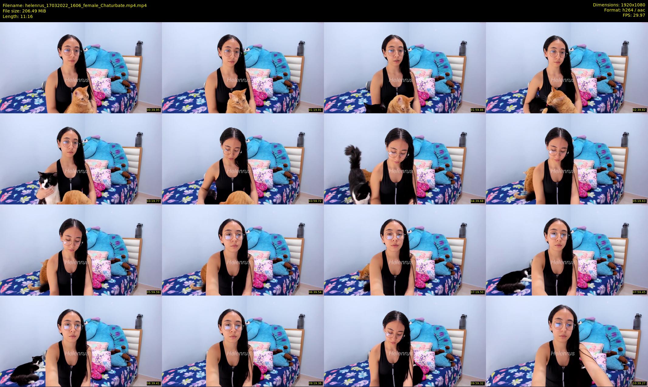 helenrus — 12 minute Chaturbate female cam show recording, 1080p, Mar 17, 2022