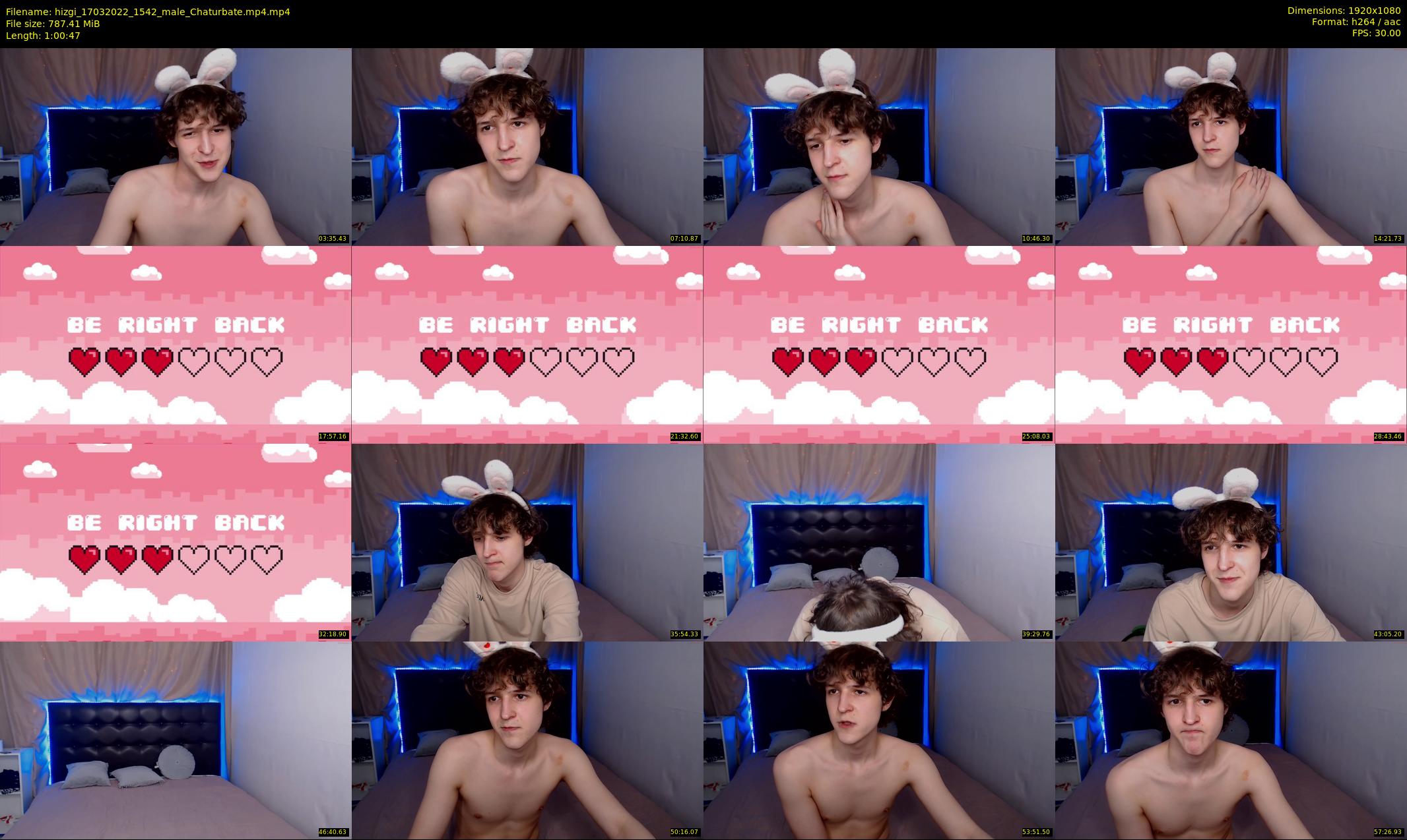 hizgi — 61 minute Chaturbate couple cam show recording, 1080p, Mar 17, 2022