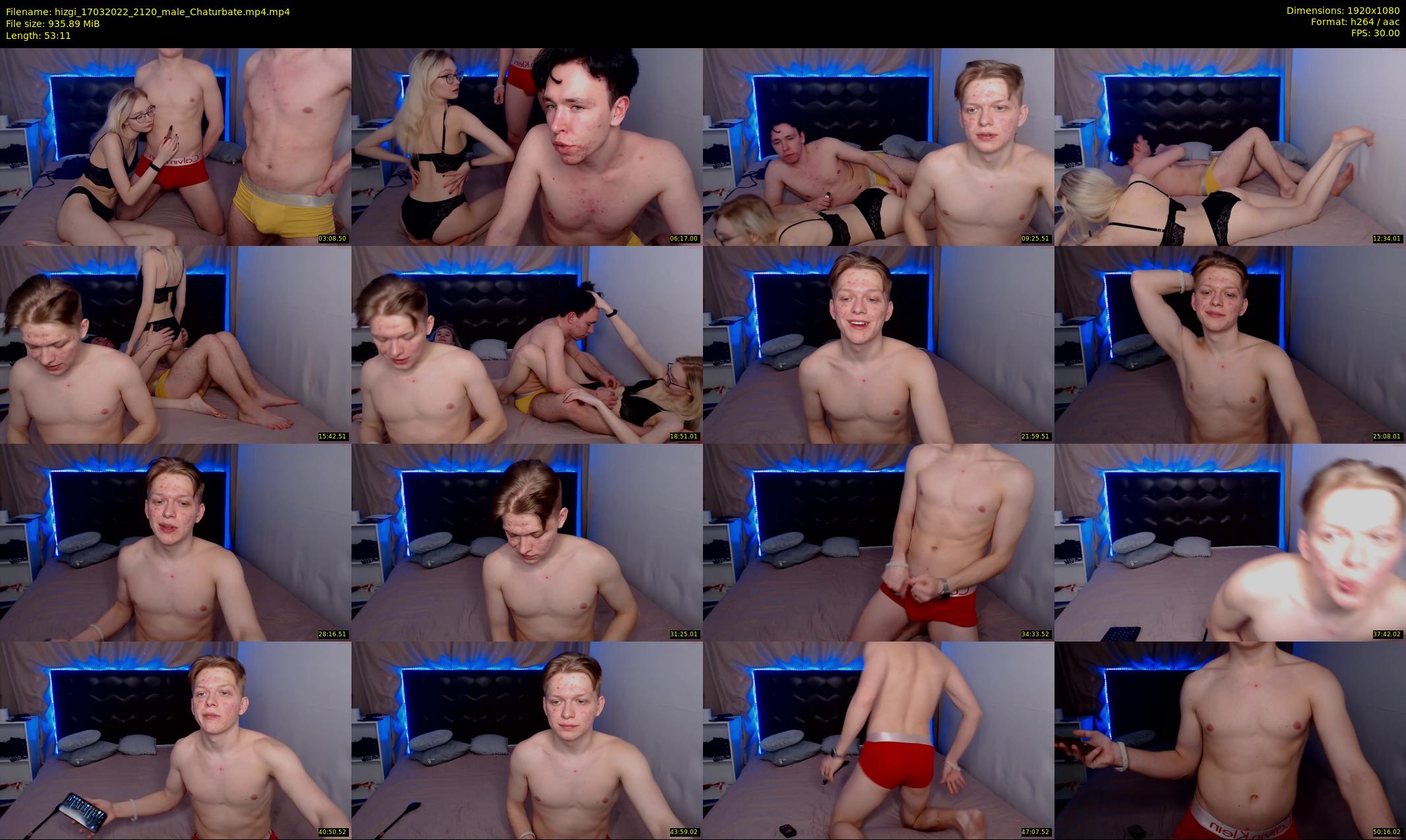 hizgi — 54 minute Chaturbate couple cam show recording, 1080p, Mar 17, 2022