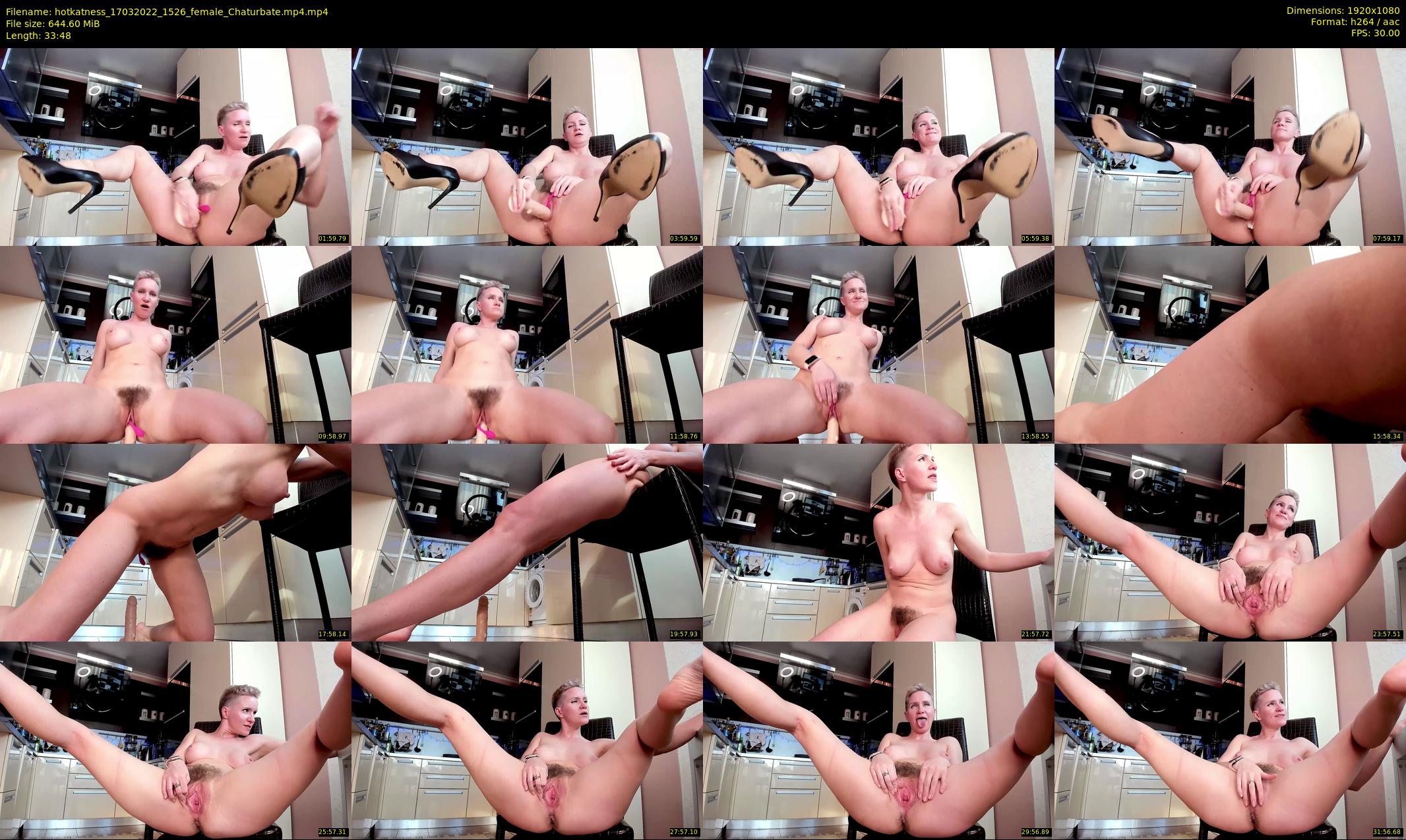 hotkatness — 34 minute Chaturbate female cam show recording, 1080p, Mar 17, 2022