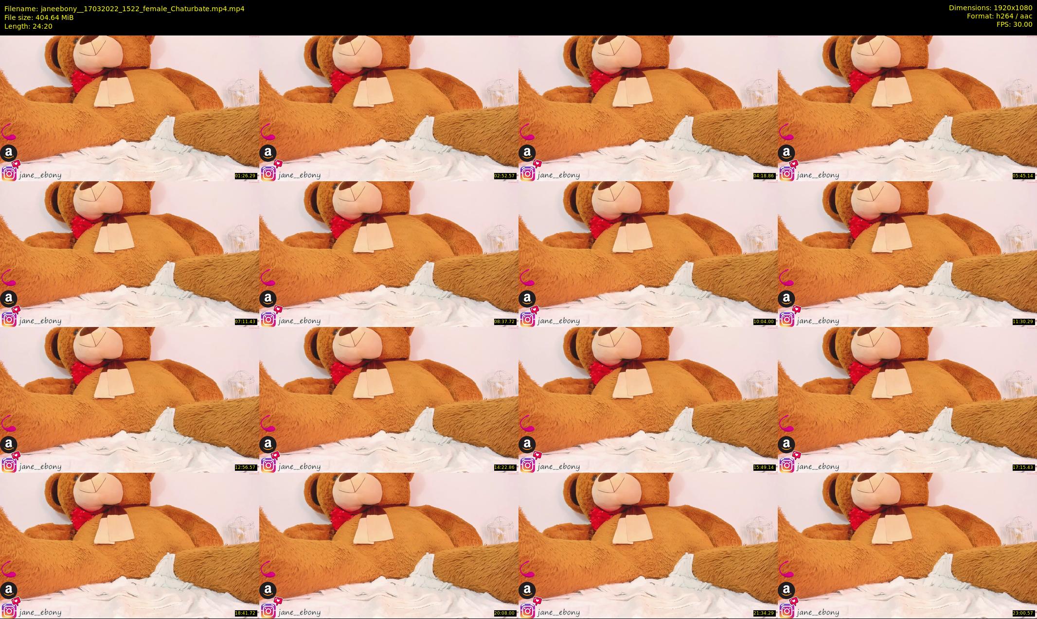 janeebony_ — 25 minute Chaturbate female cam show recording, 1080p, Mar 17, 2022