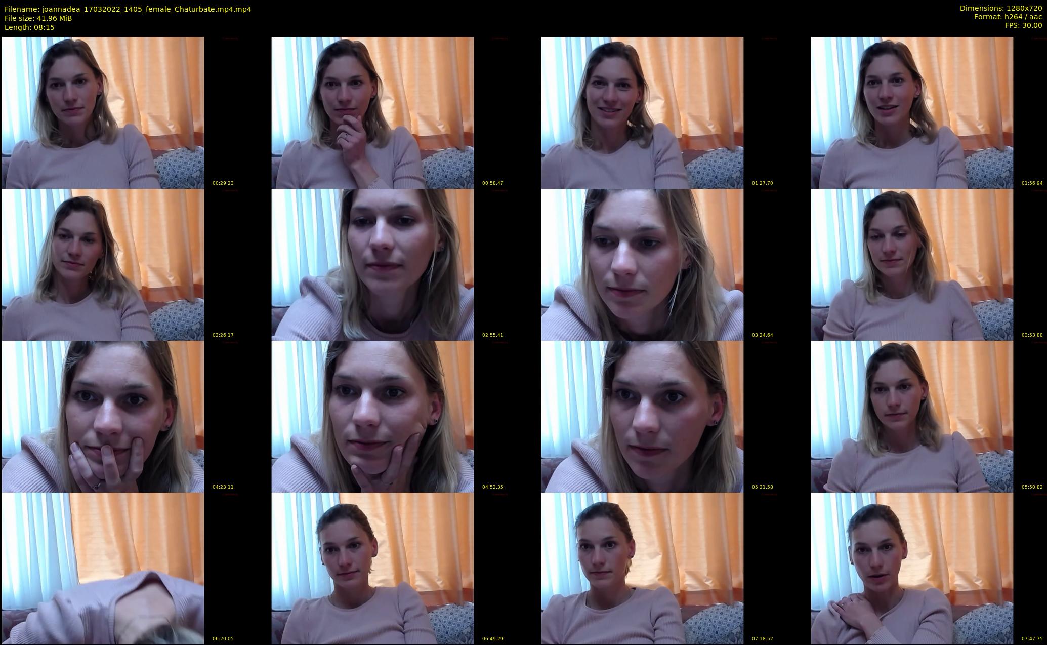 joannadea — 9 minute Chaturbate female cam show recording, 720p, Mar 17, 2022