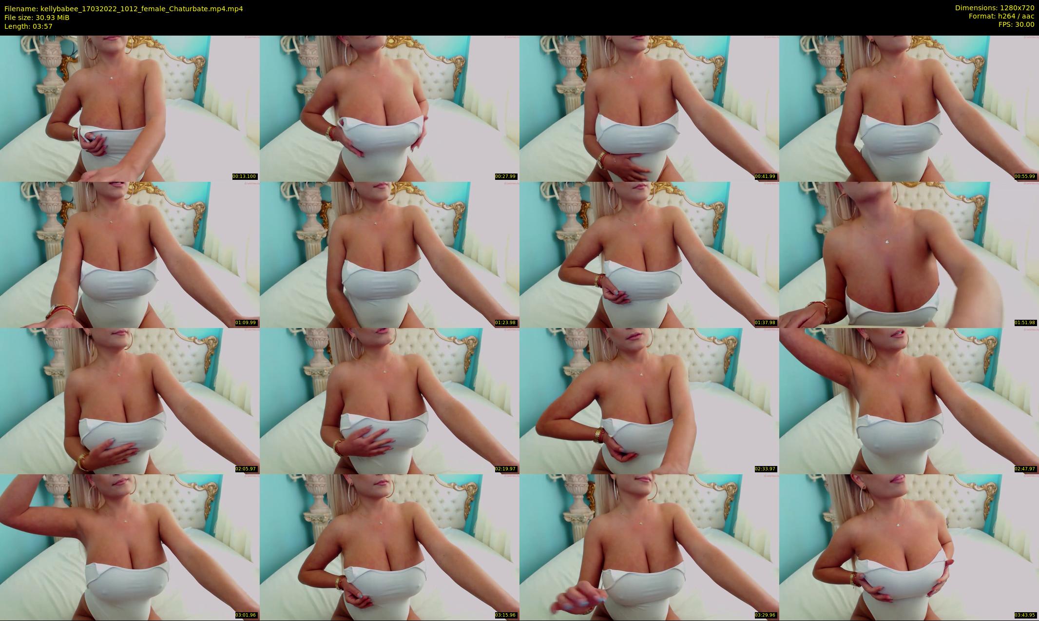 kellybabee — 4 minute Chaturbate female cam show recording, 720p, Mar 17, 2022