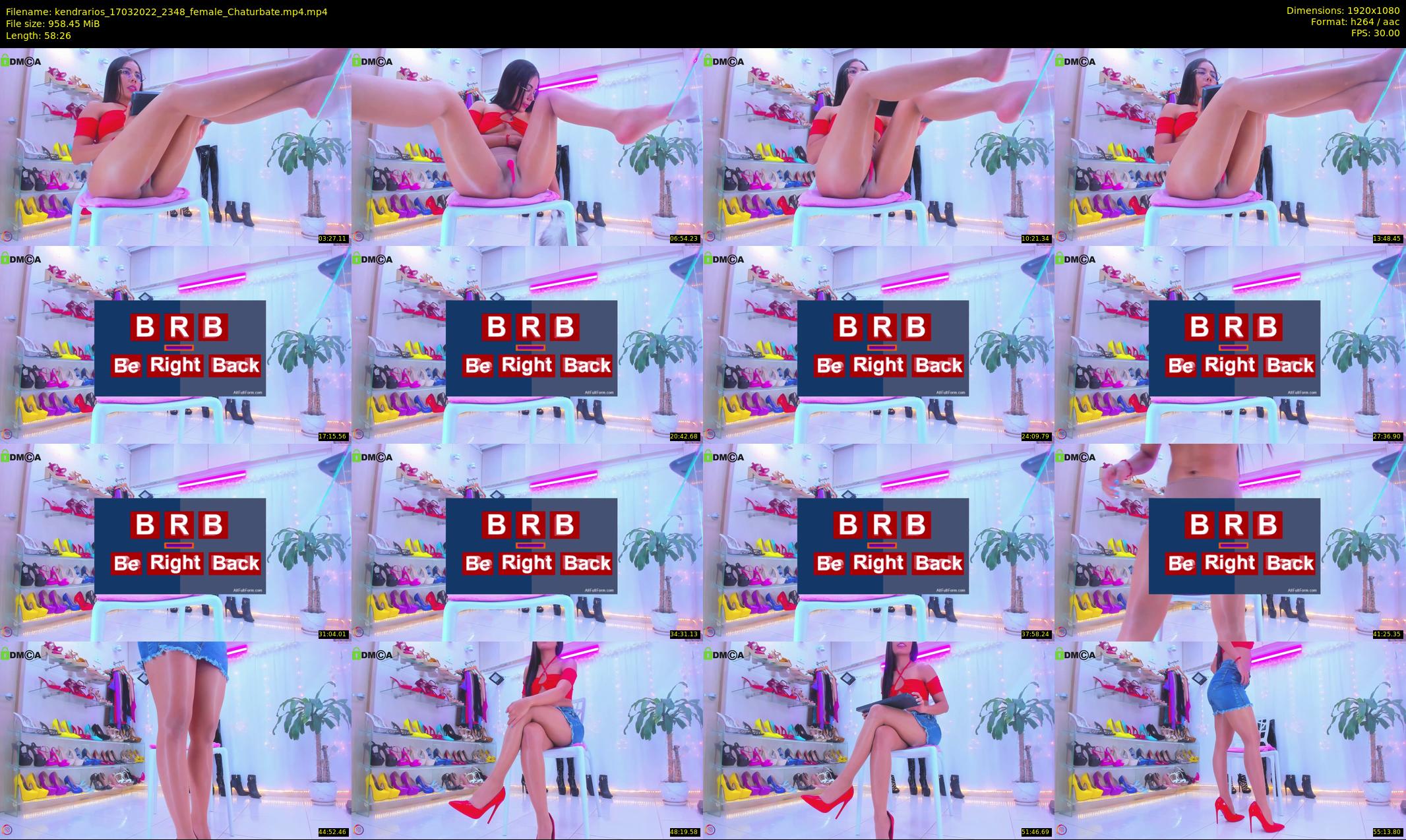 kendrarios — 59 minute Chaturbate female cam show recording, 1080p, Mar 17, 2022