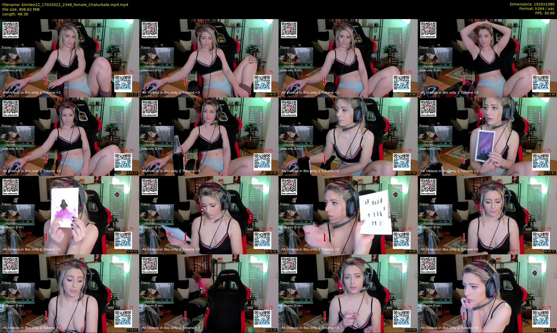 kimilee22 — 49 minute Chaturbate female cam show recording, 1080p, Mar 17, 2022