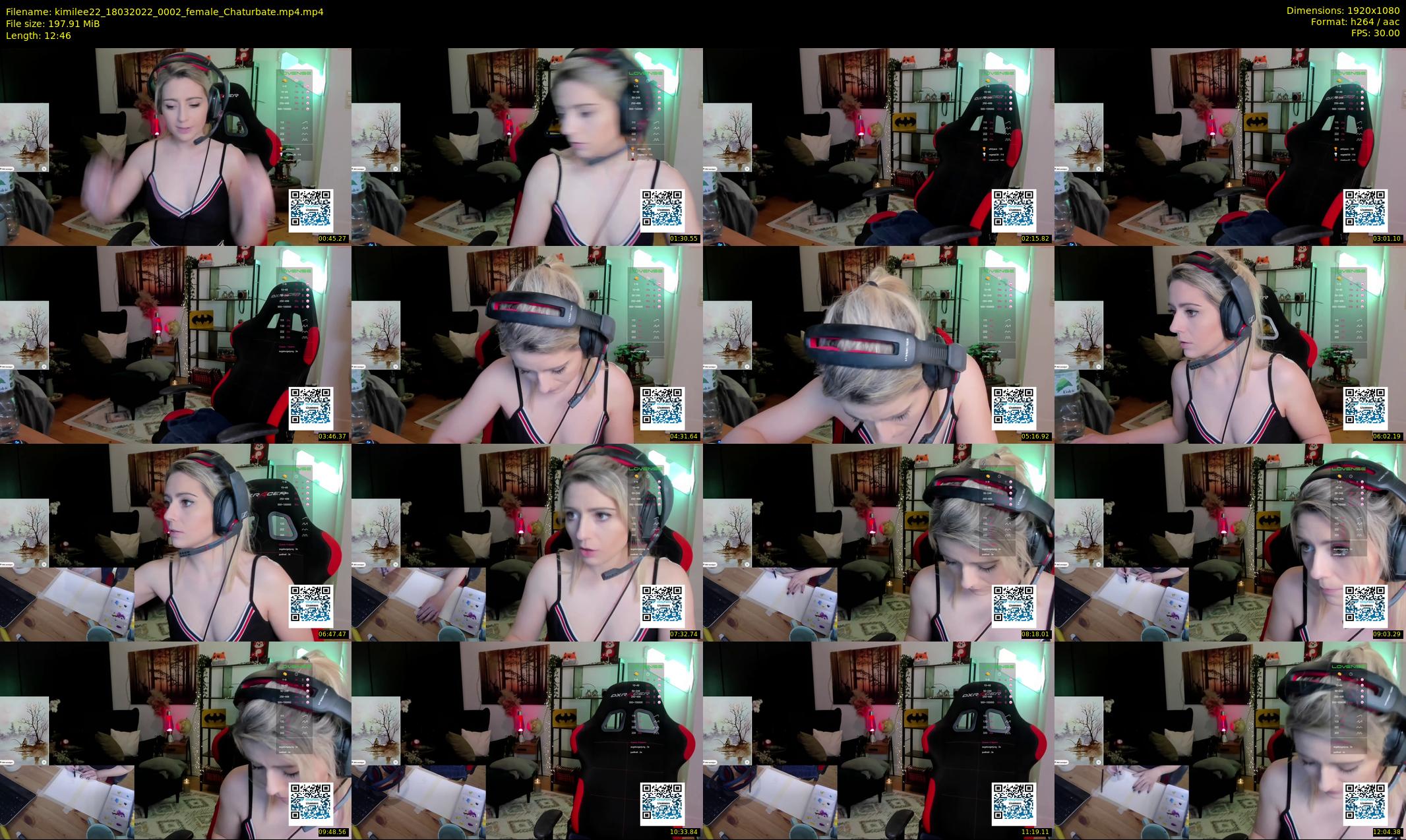 kimilee22 — 13 minute Chaturbate female cam show recording, 1080p, Mar 18, 2022