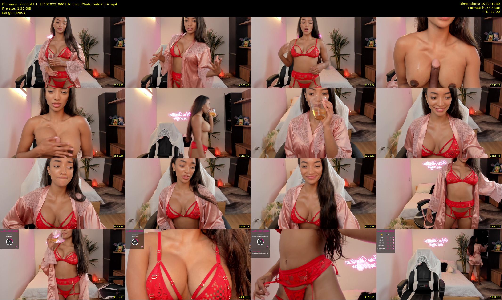 kleogold_1 — 55 minute Chaturbate female cam show recording, 1080p, Mar 18, 2022