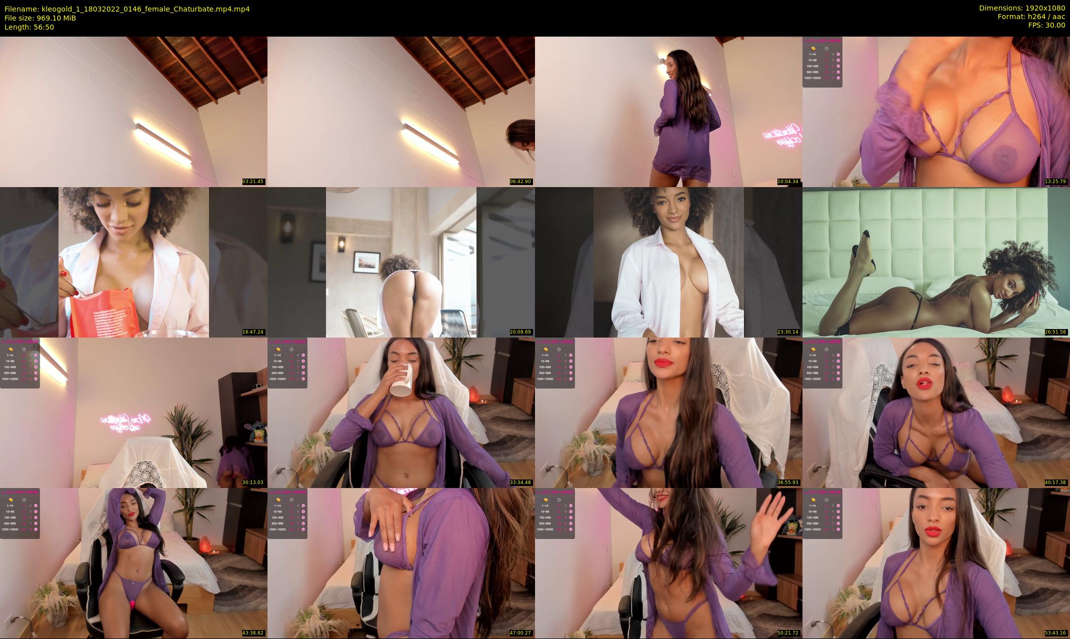 kleogold_1 — 57 minute Chaturbate female cam show recording, 1080p, Mar 18, 2022