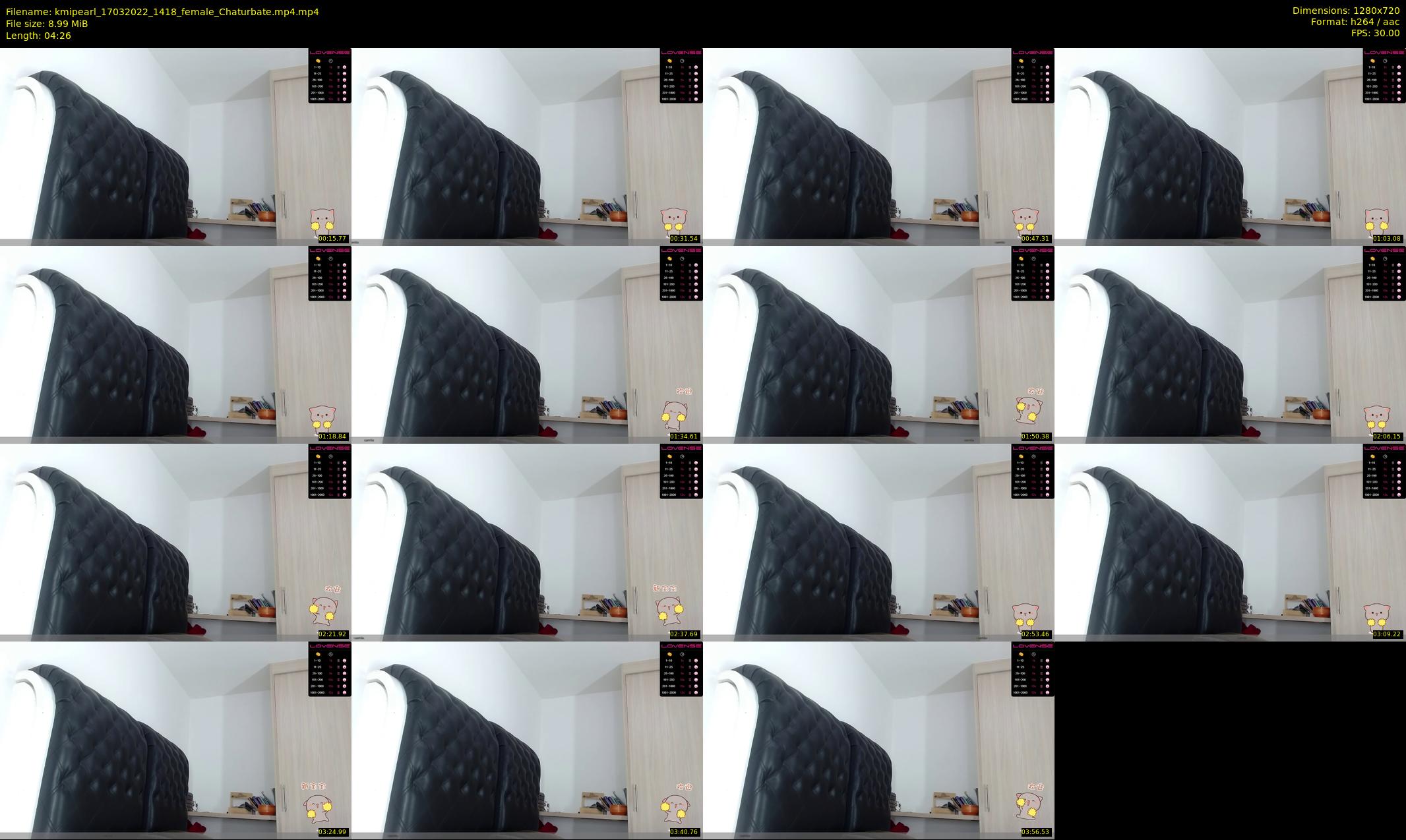 kmipearl — 5 minute Chaturbate female cam show recording, 720p, Mar 17, 2022