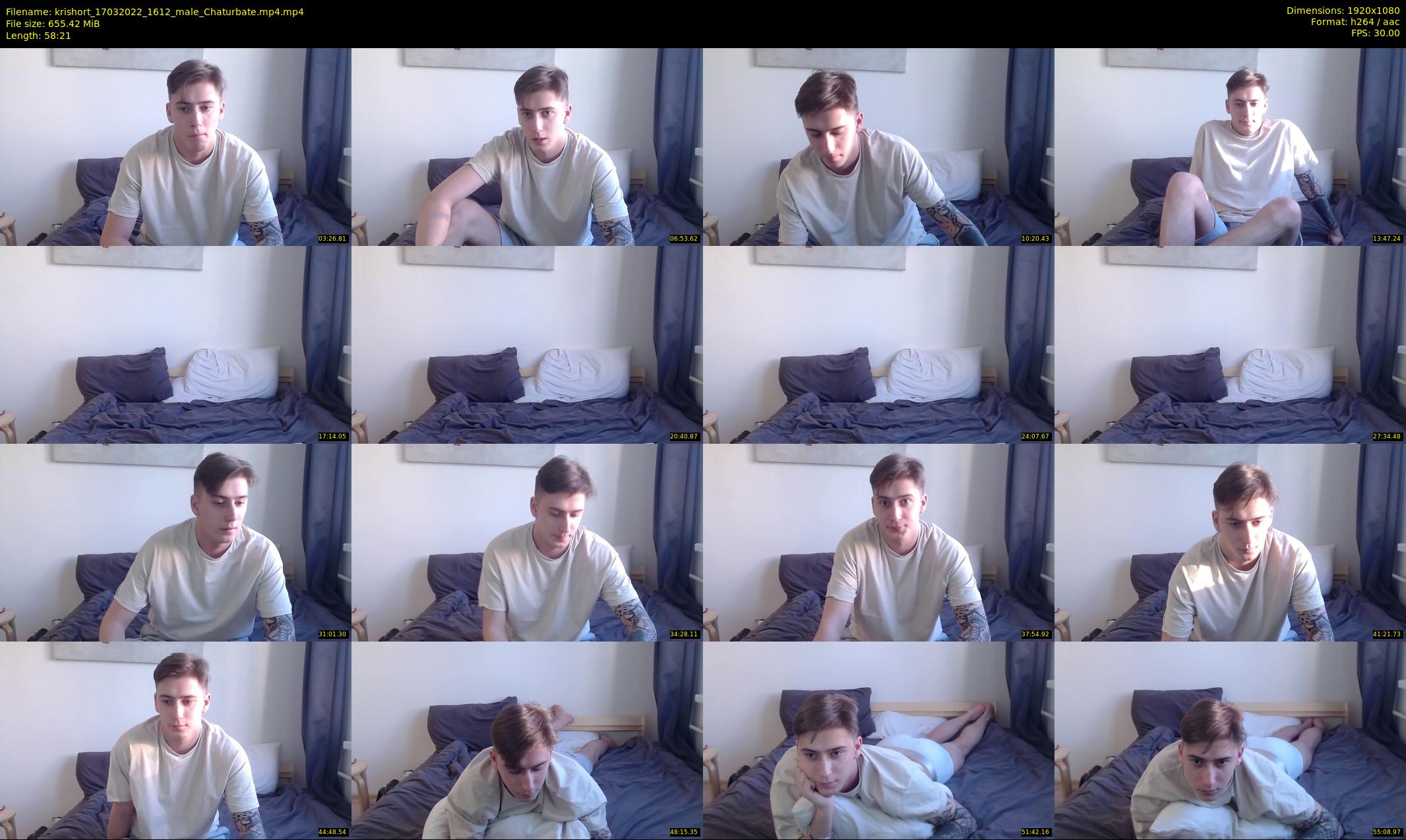 krishort — 59 minute Chaturbate male cam show recording, 1080p, Mar 17, 2022