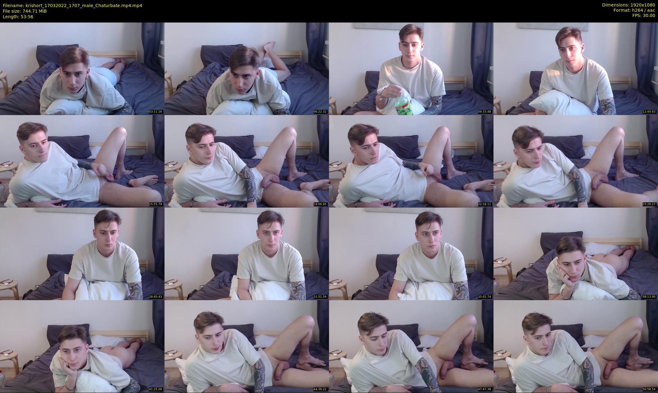 krishort — 54 minute Chaturbate male cam show recording, 1080p, Mar 17, 2022