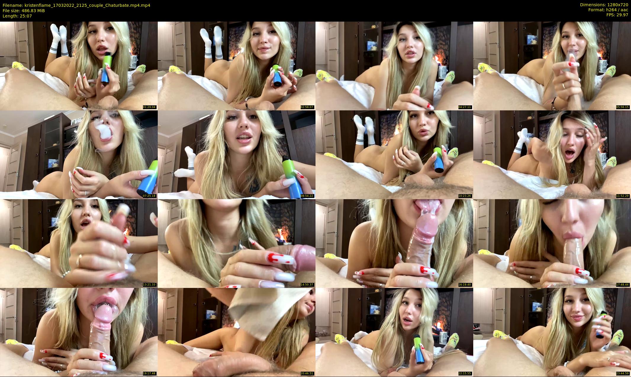 kristenflame — 26 minute Chaturbate couple cam show recording, 720p, Mar 17, 2022