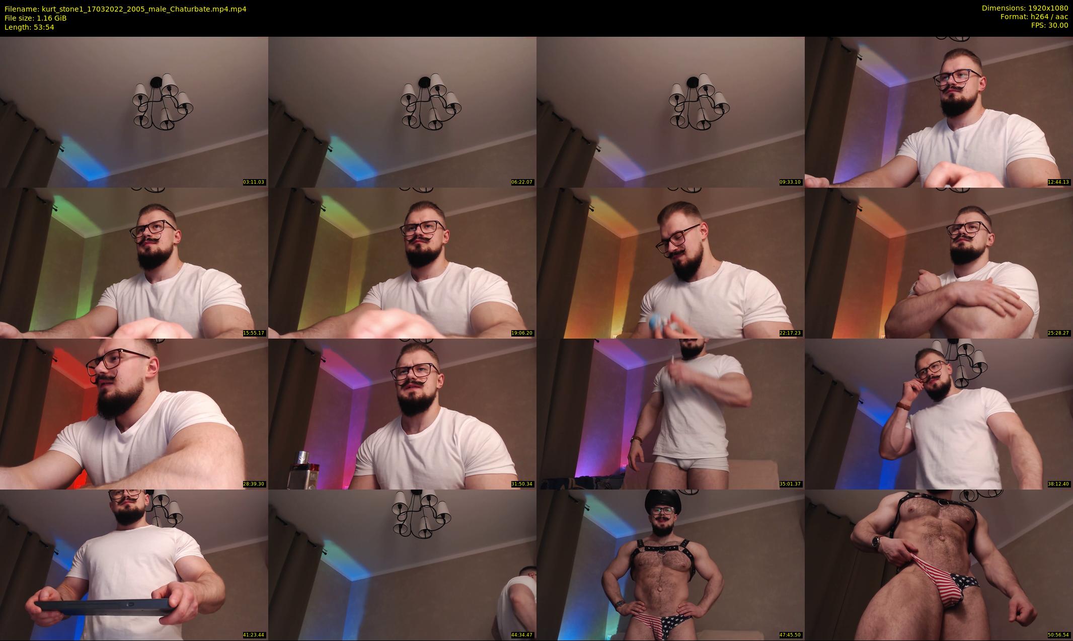kurt_stone1 — 54 minute Chaturbate male cam show recording, 1080p, Mar 17, 2022