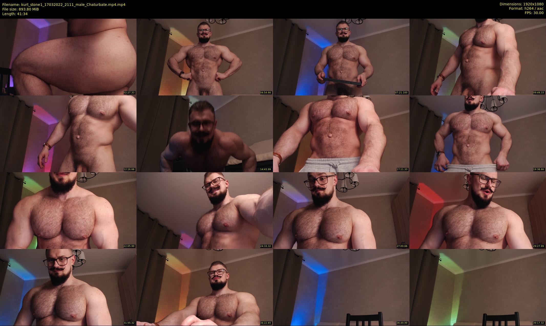 kurt_stone1 — 42 minute Chaturbate male cam show recording, 1080p, Mar 17, 2022