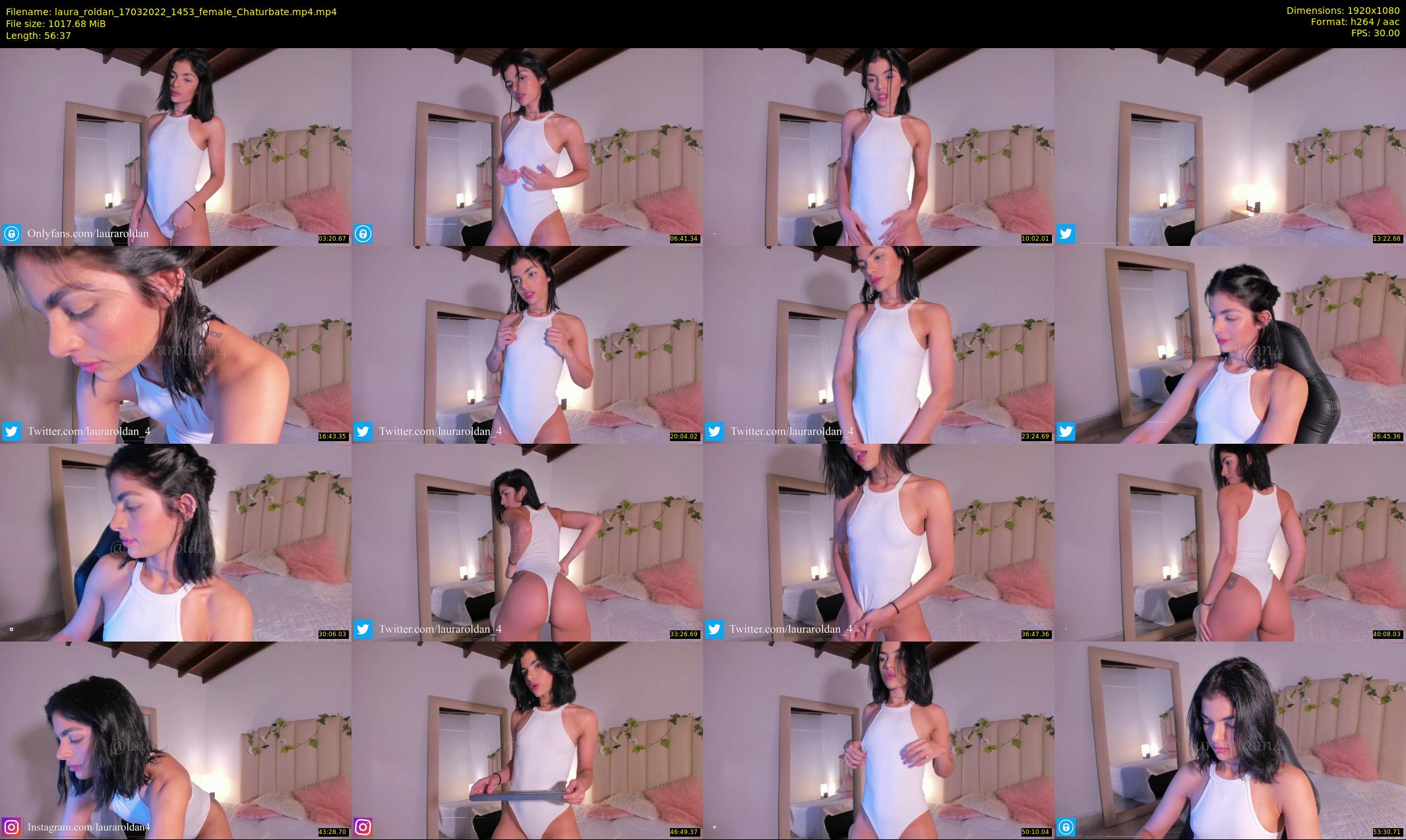 laura_roldan — 57 minute Chaturbate female cam show recording, 1080p, Mar 17, 2022