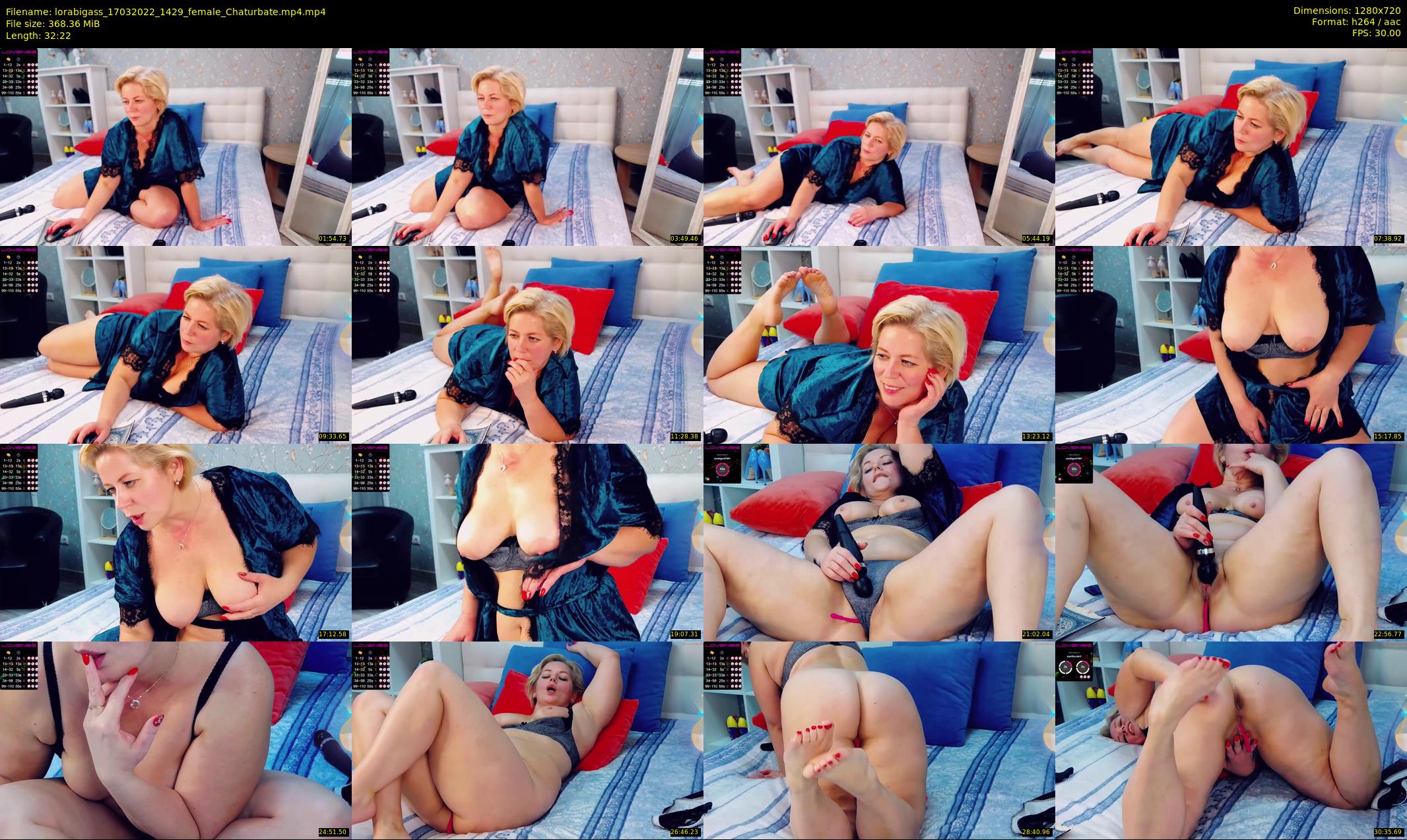 lorabigass — 33 minute Chaturbate female cam show recording, 720p, Mar 17, 2022