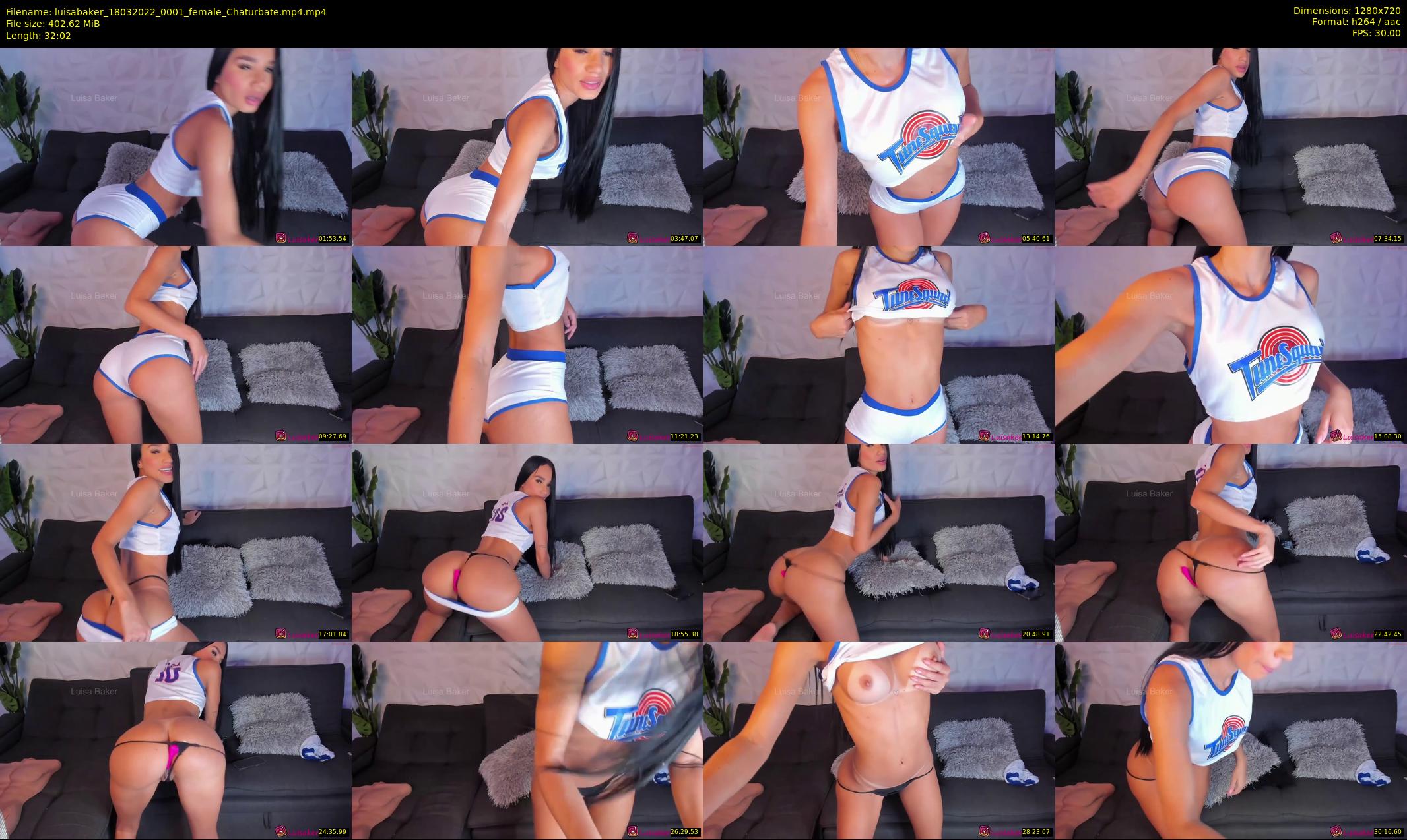luisabaker — 33 minute Chaturbate female cam show recording, 720p, Mar 18, 2022