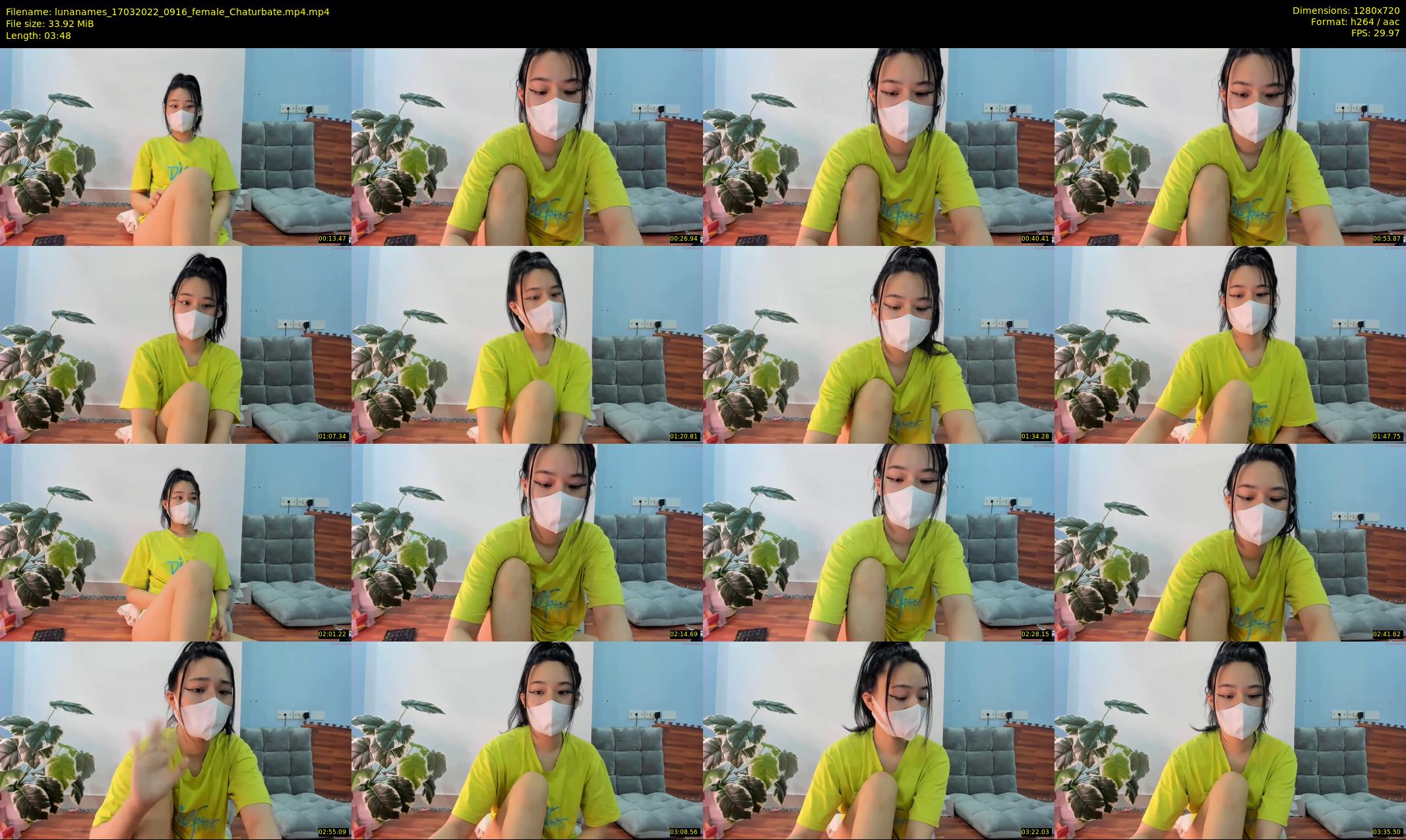 lunanames — 4 minute Chaturbate female cam show recording, 720p, Mar 17, 2022
