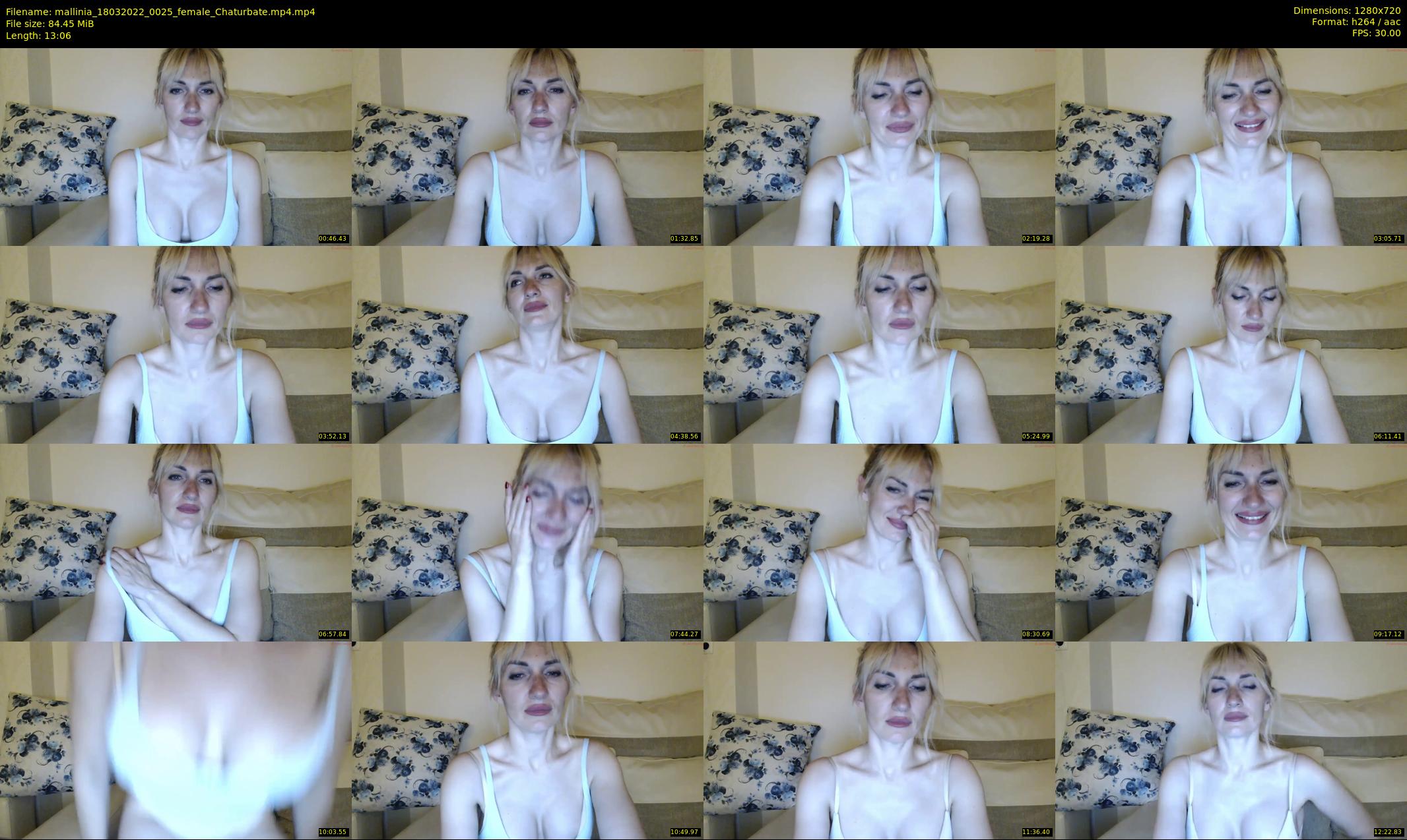 mallinia — 14 minute Chaturbate female cam show recording, 720p, Mar 18, 2022