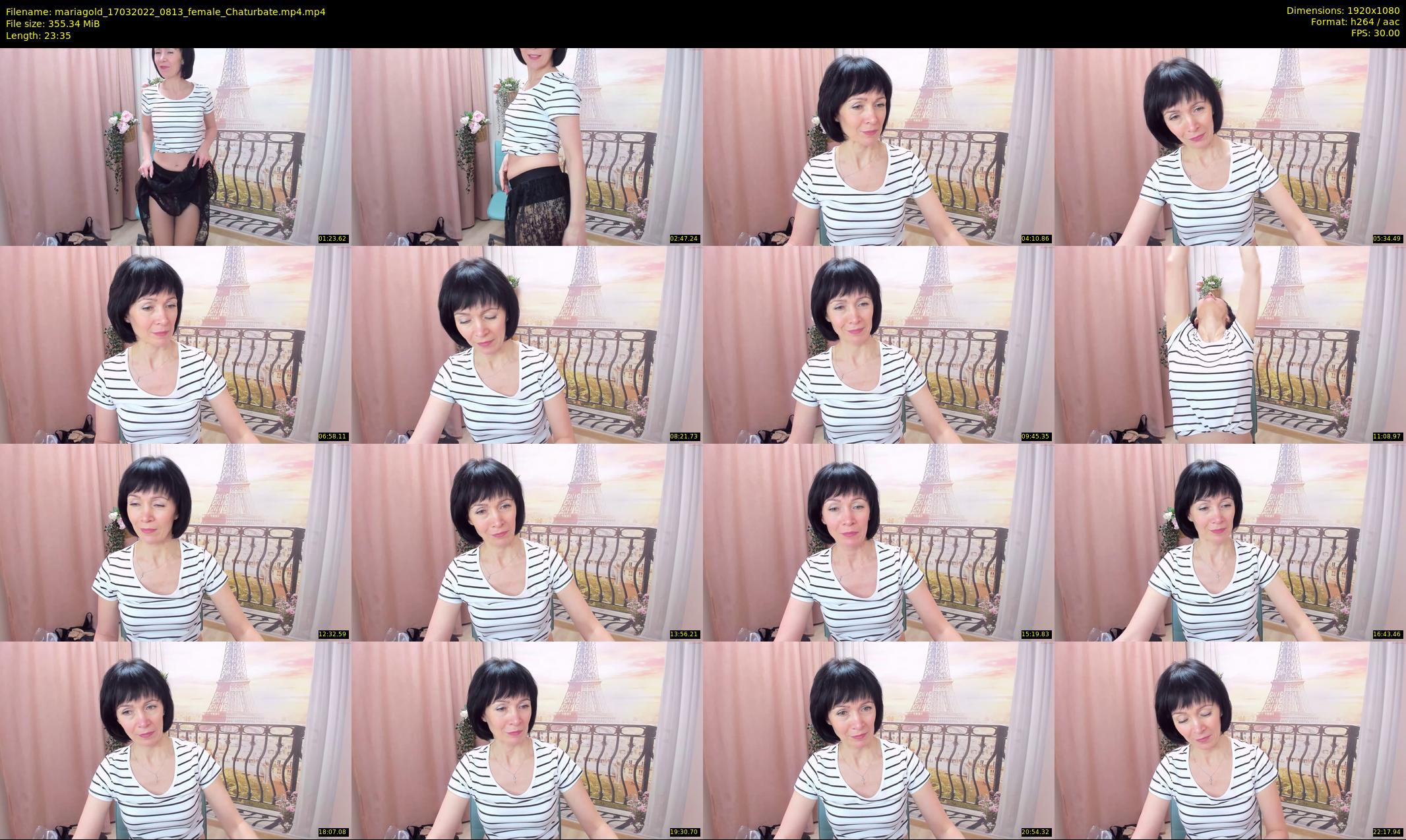 mariagold — 24 minute Chaturbate female cam show recording, 1080p, Mar 17, 2022