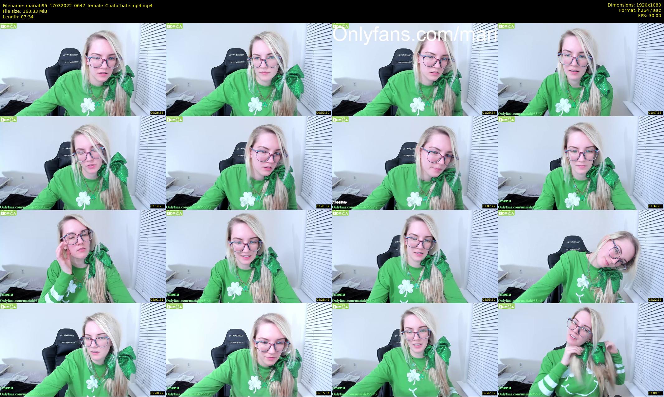mariah95 — 8 minute Chaturbate female cam show recording, 1080p, Mar 17, 2022