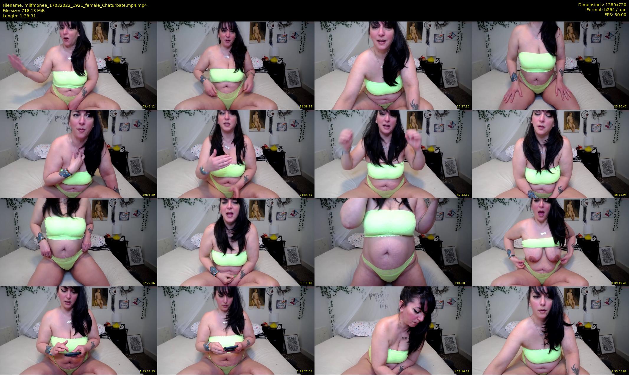 milfmonee — 99 minute Chaturbate female cam show recording, 720p, Mar 17, 2022