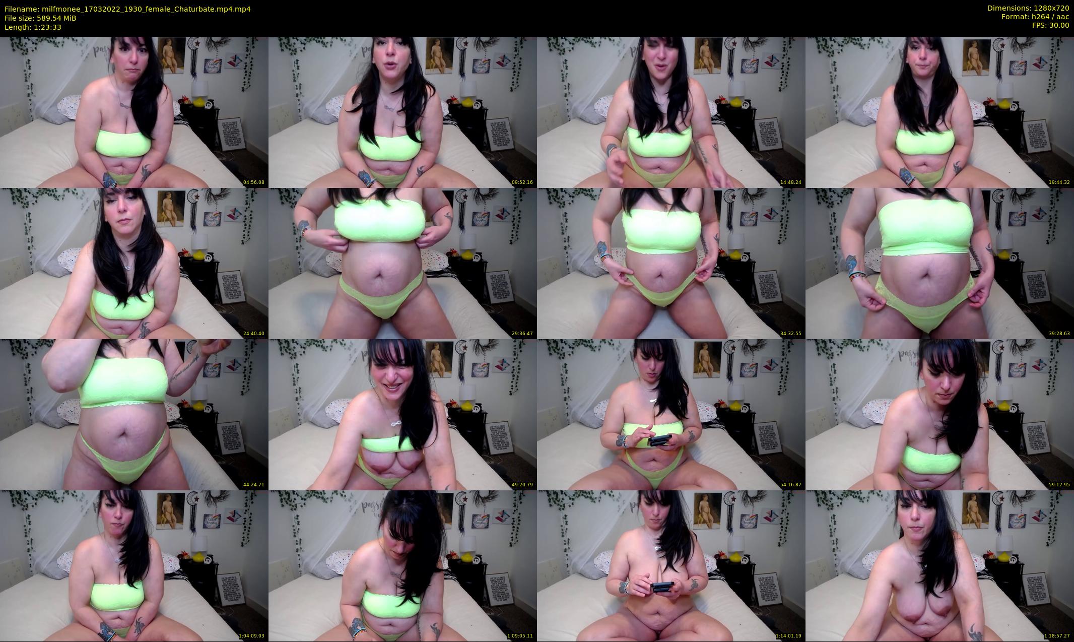 milfmonee — 84 minute Chaturbate female cam show recording, 720p, Mar 17, 2022