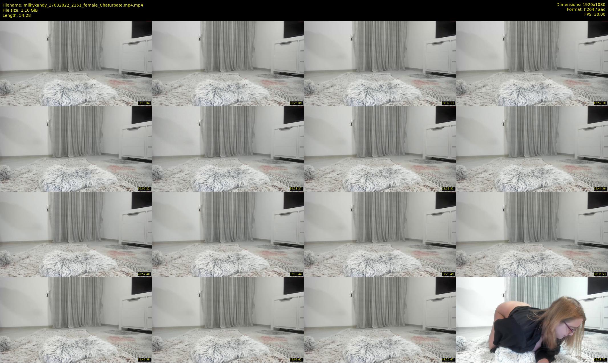 milkykandy — 55 minute Chaturbate female cam show recording, 1080p, Mar 17, 2022