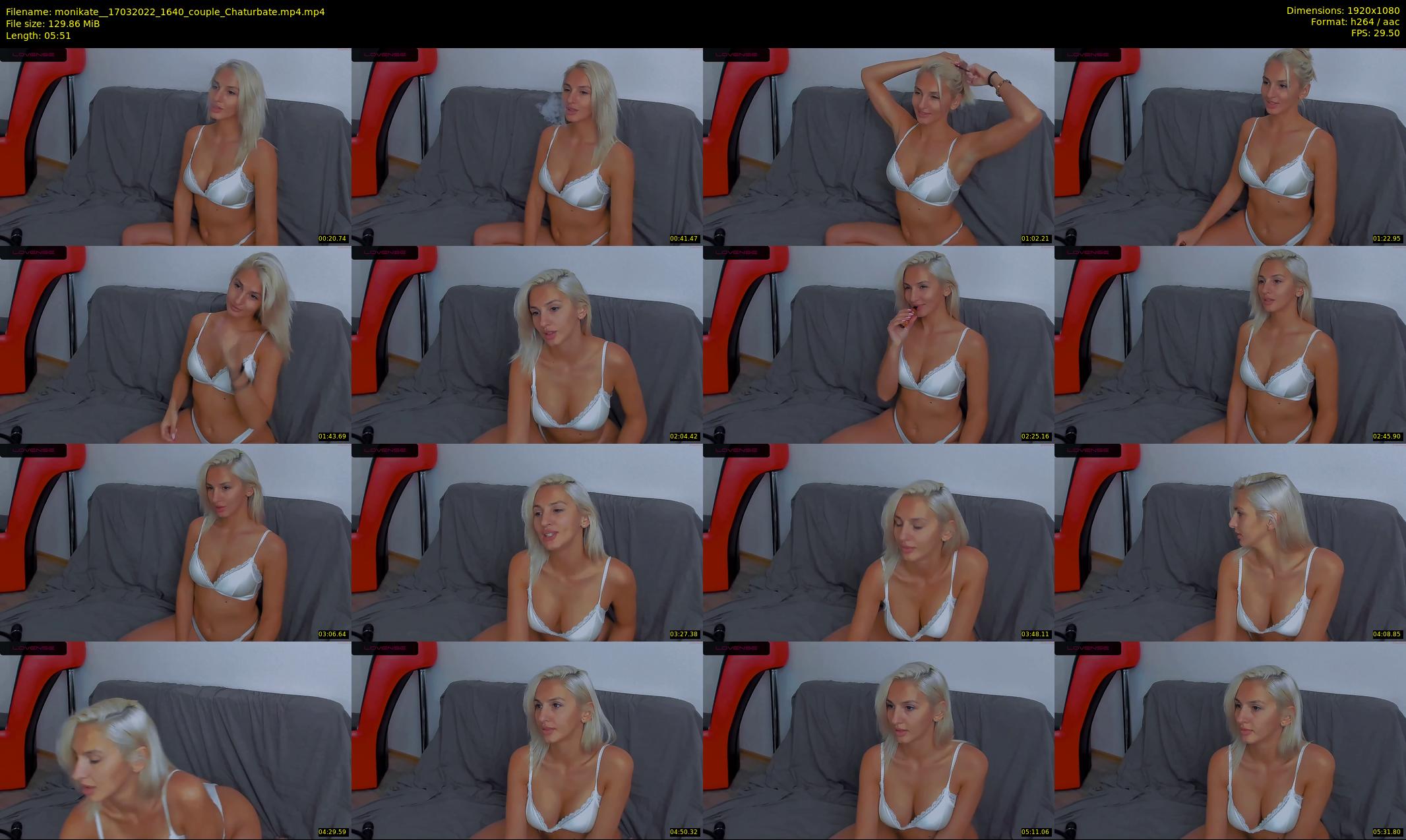 monikate_ — 6 minute Chaturbate couple cam show recording, 1080p, Mar 17, 2022