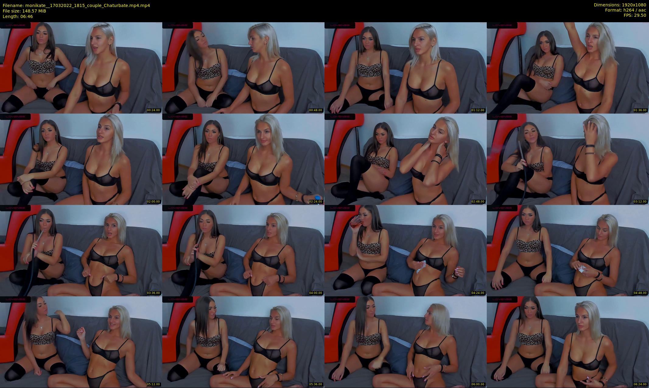 monikate_ — 7 minute Chaturbate couple cam show recording, 1080p, Mar 17, 2022