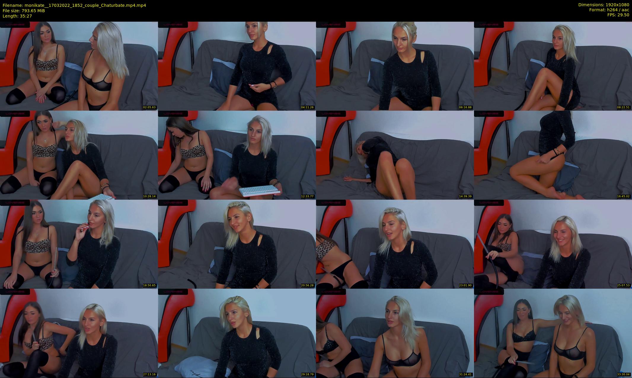monikate_ — 36 minute Chaturbate couple cam show recording, 1080p, Mar 17, 2022