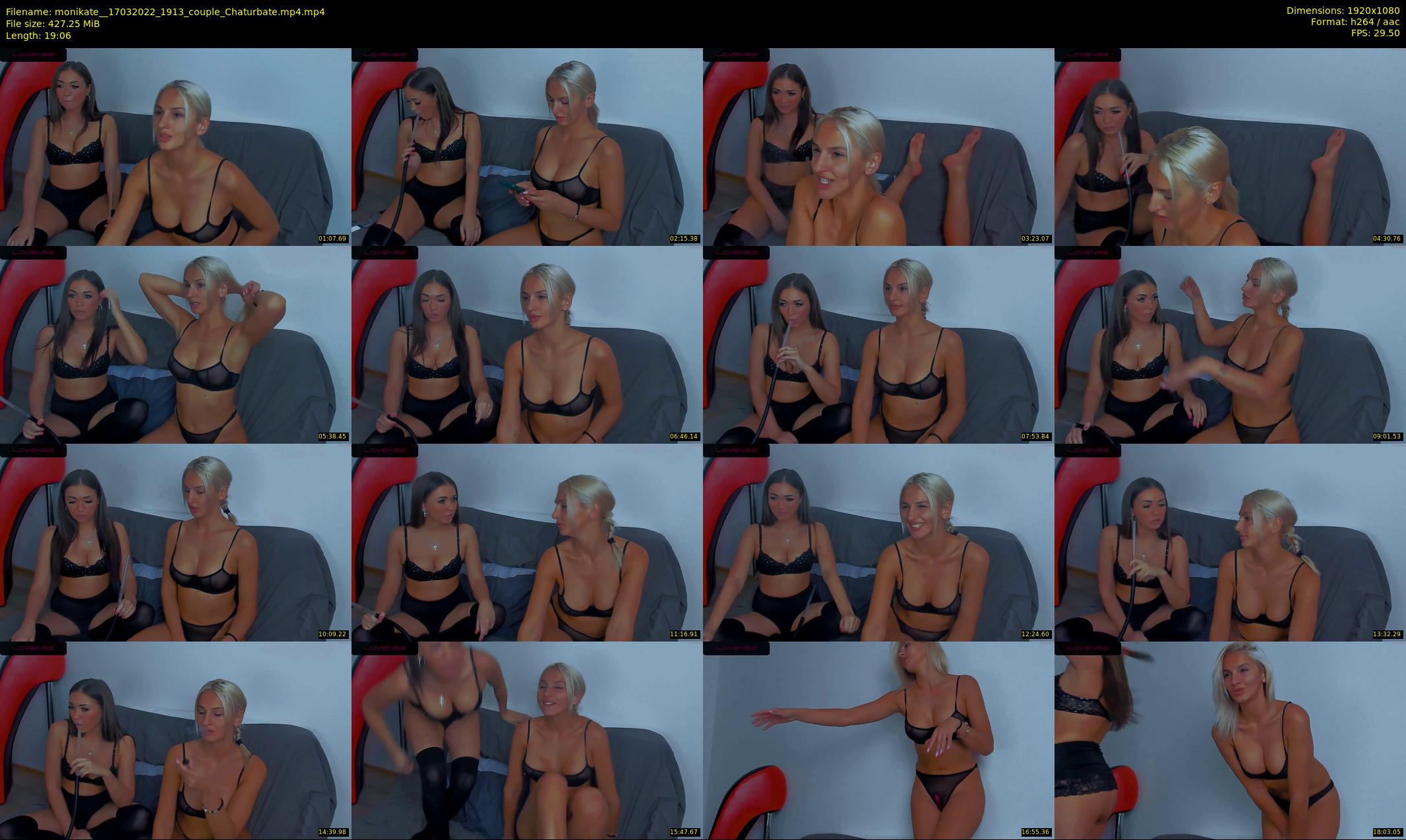 monikate_ — 20 minute Chaturbate couple cam show recording, 1080p, Mar 17, 2022