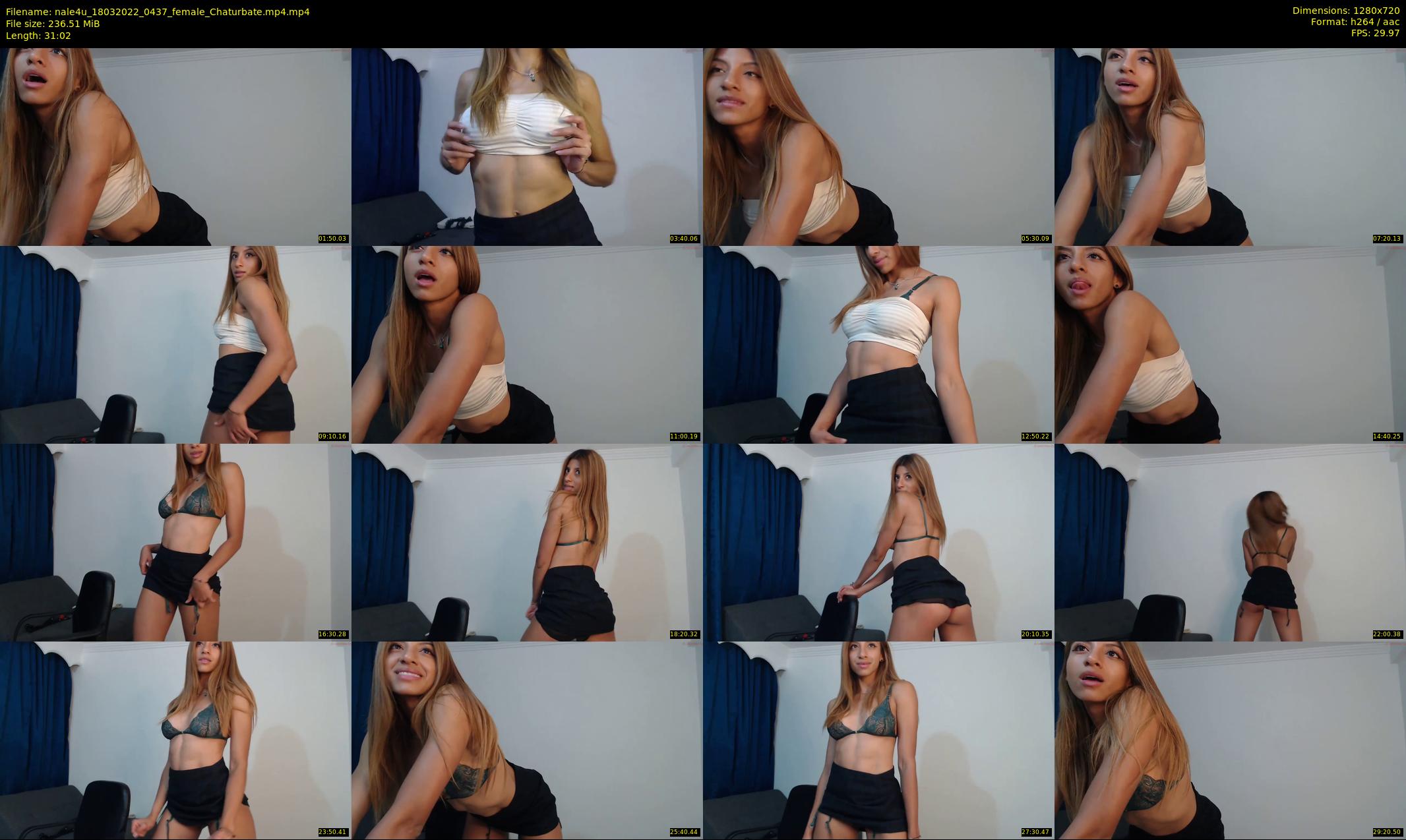 nale4u — 32 minute Chaturbate female cam show recording, 720p, Mar 18, 2022