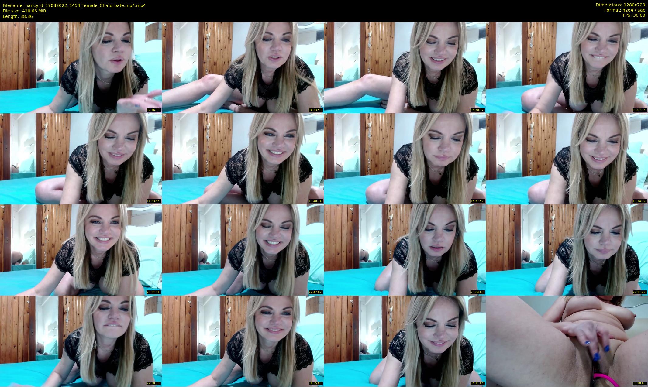 nancy_d — 39 minute Chaturbate female cam show recording, 720p, Mar 17, 2022