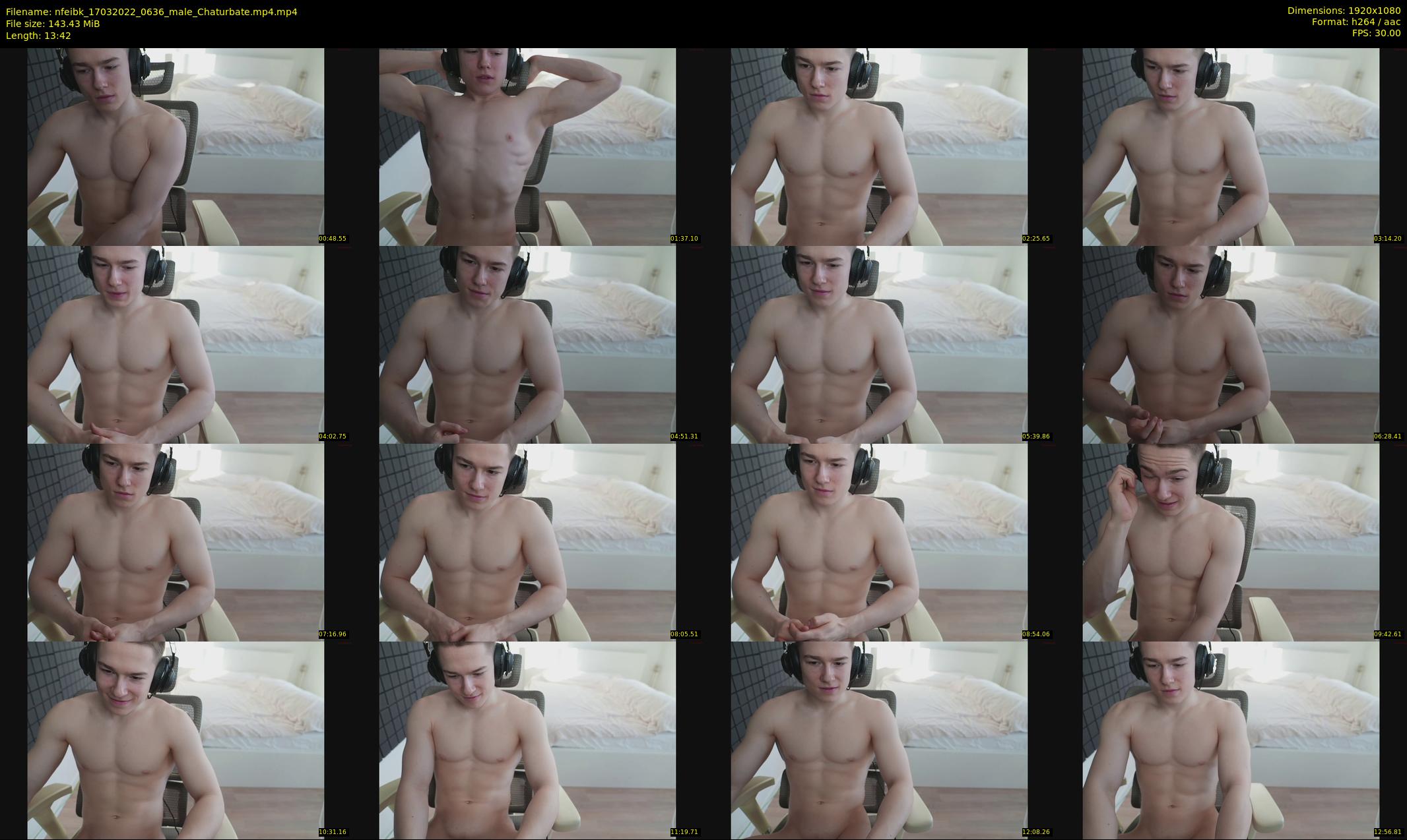 nfeibk — 14 minute Chaturbate male cam show recording, 1080p, Mar 17, 2022