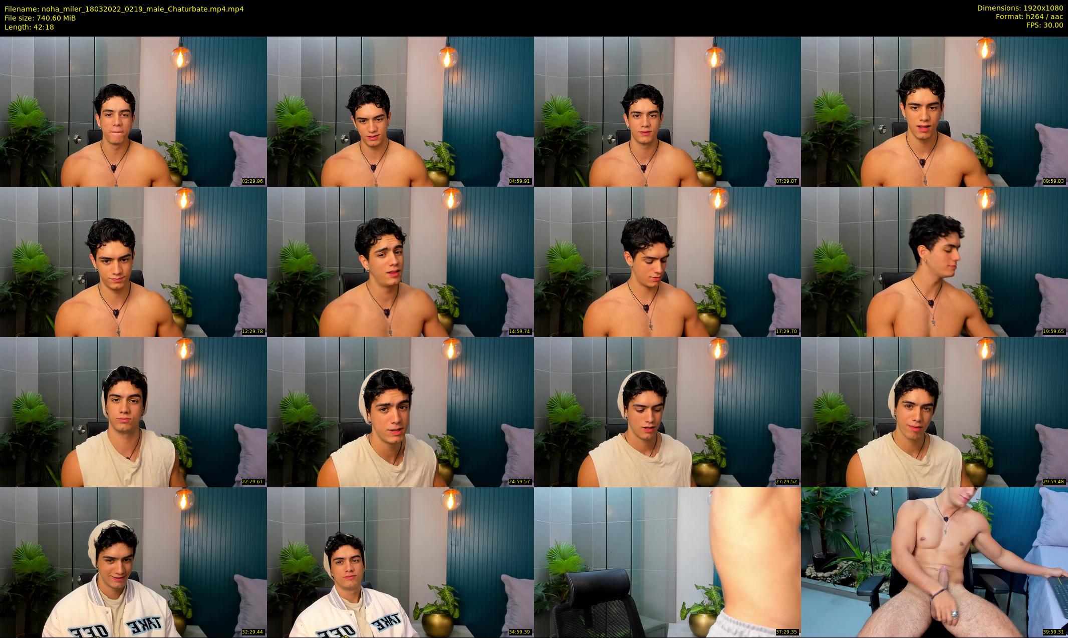 noha_miler — 43 minute Chaturbate male cam show recording, 1080p, Mar 18, 2022