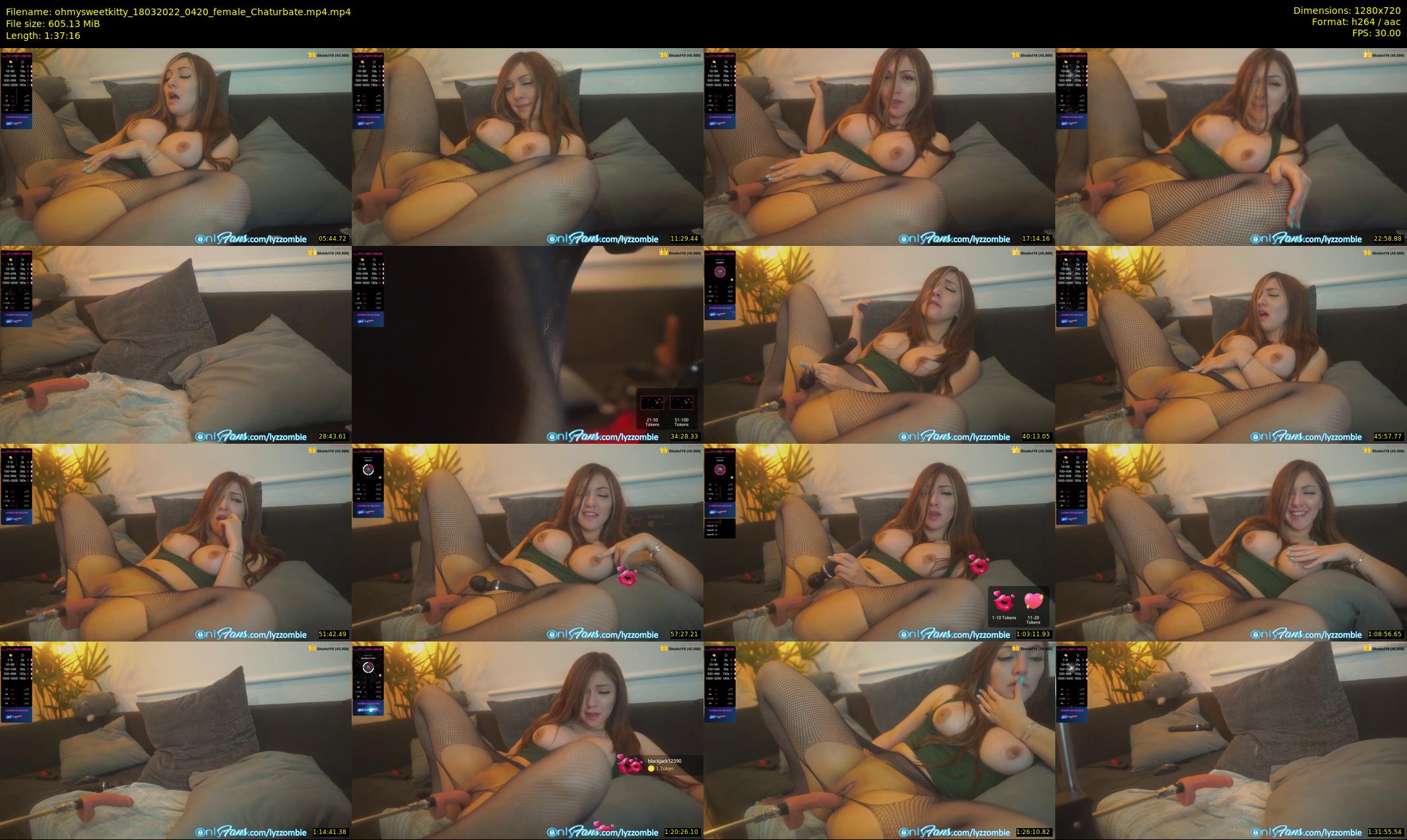 ohmysweetkitty — 98 minute Chaturbate female cam show recording, 720p, Mar 18, 2022