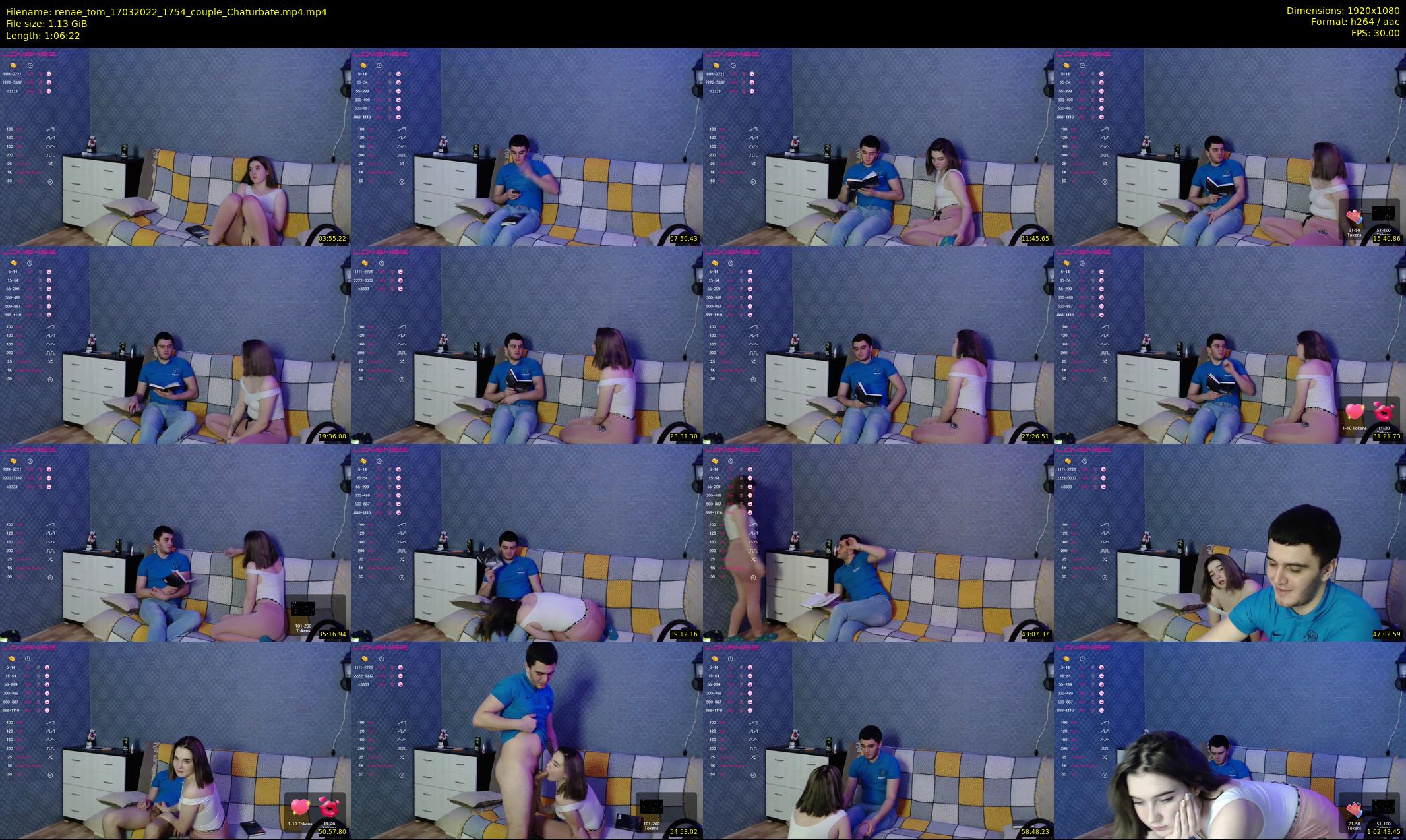 renae_tom — 67 minute Chaturbate couple cam show recording, 1080p, Mar 17, 2022