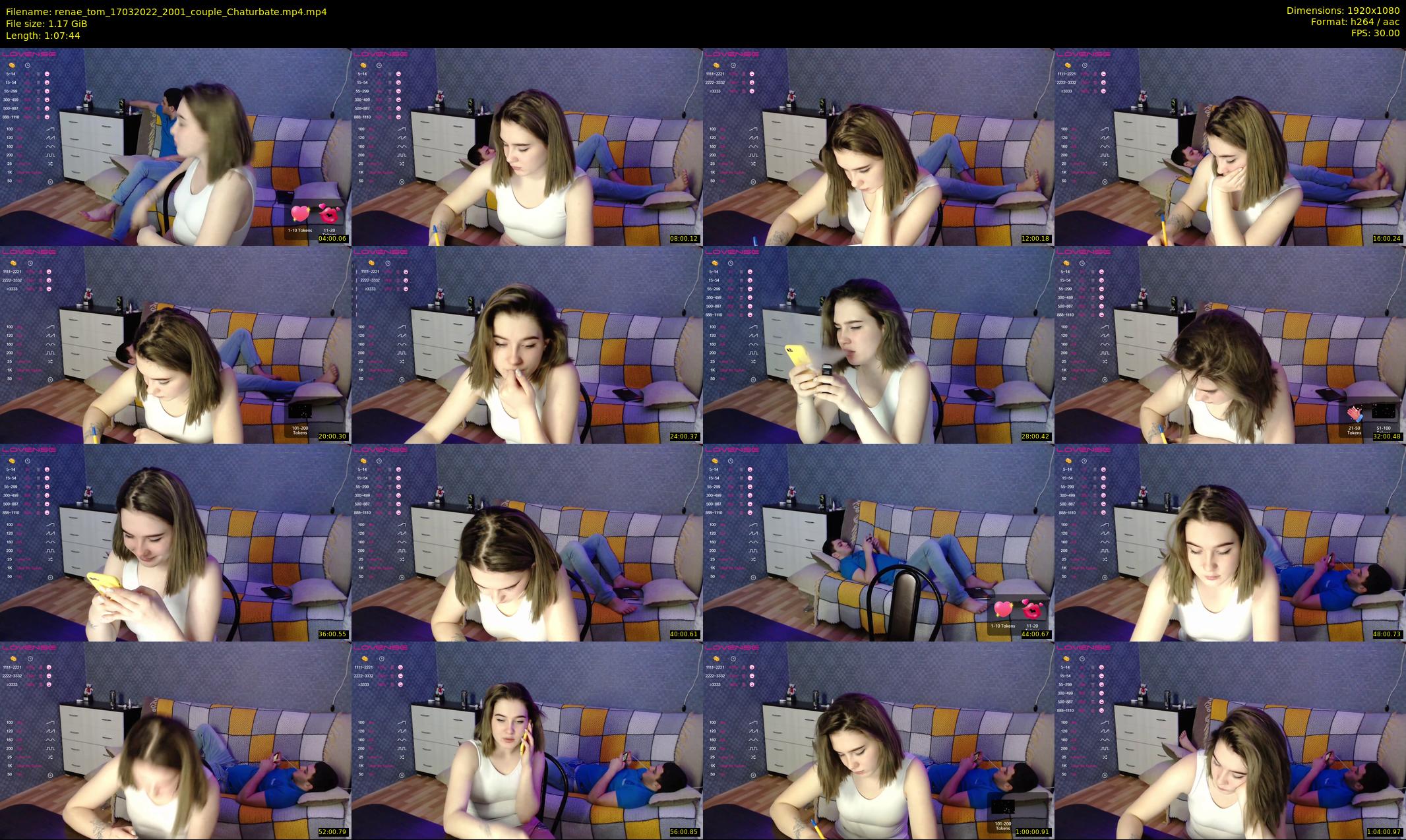 renae_tom — 68 minute Chaturbate couple cam show recording, 1080p, Mar 17, 2022