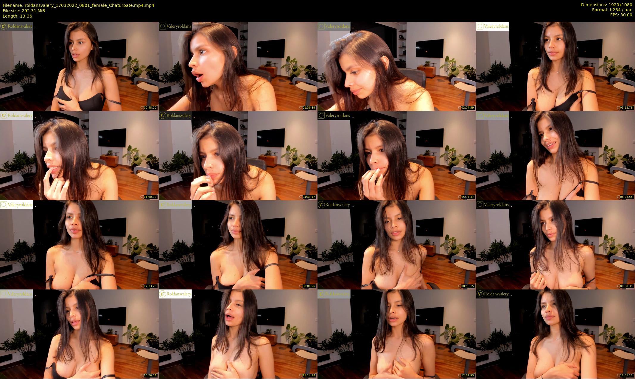 roldansvalery — 14 minute Chaturbate female cam show recording, 1080p, Mar 17, 2022