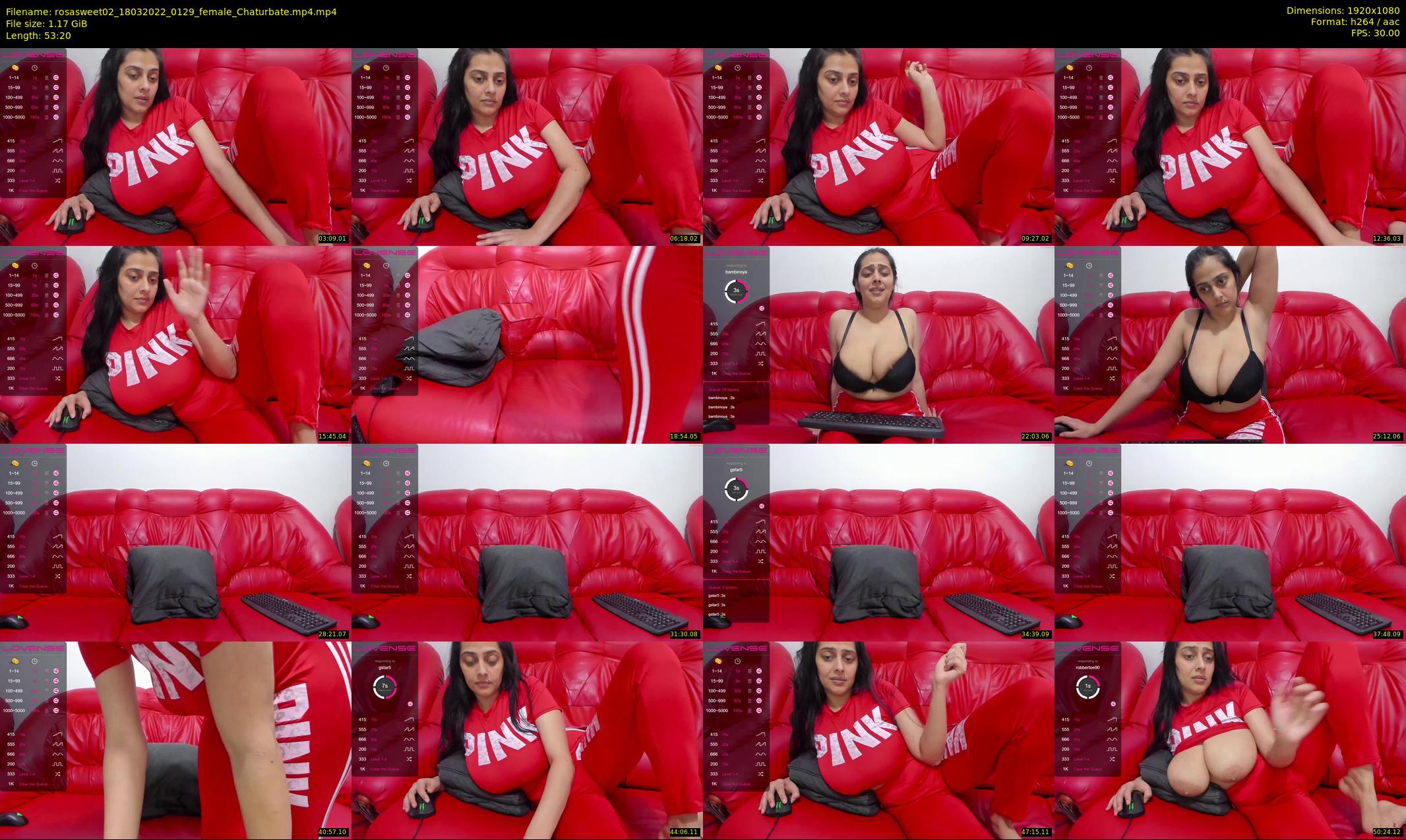 rosasweet02 — 54 minute Chaturbate female cam show recording, 1080p, Mar 18, 2022
