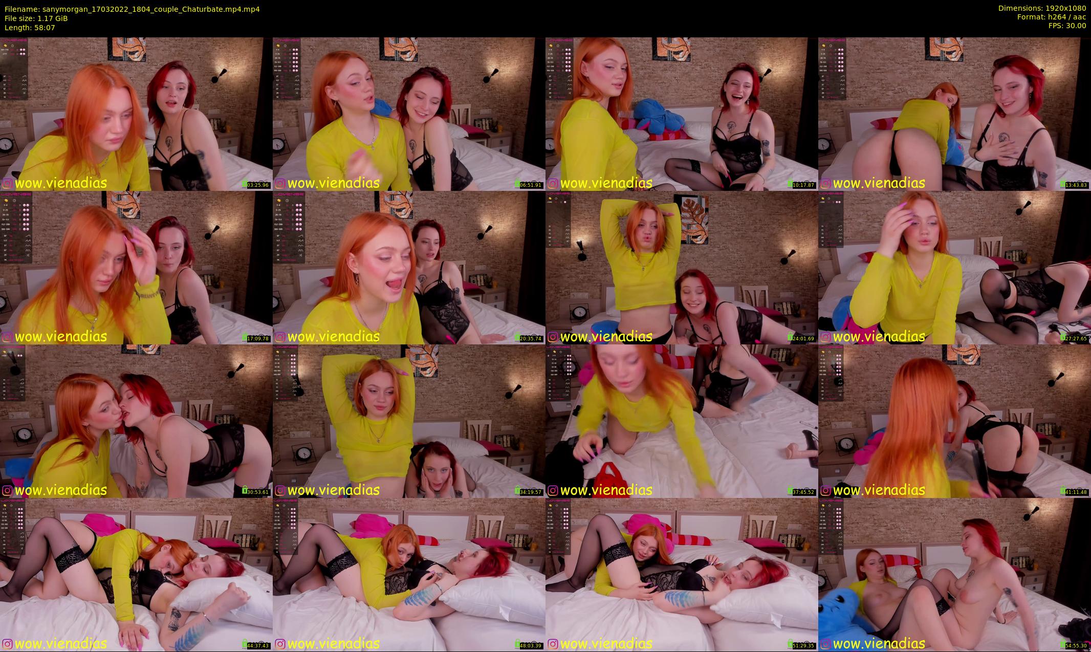 sanymorgan — 59 minute Chaturbate couple cam show recording, 1080p, Mar 17, 2022