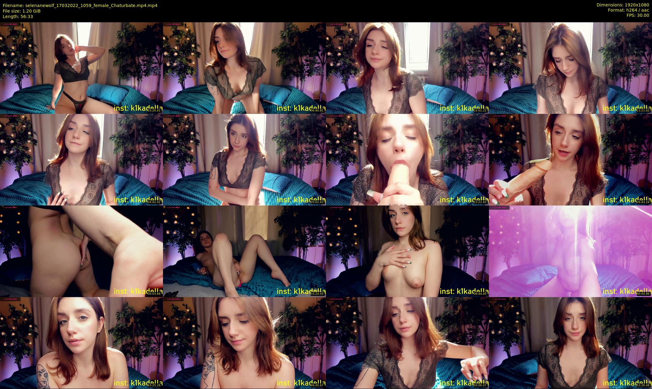 selenanewolf — 57 minute Chaturbate couple cam show recording, 1080p, Mar 17, 2022