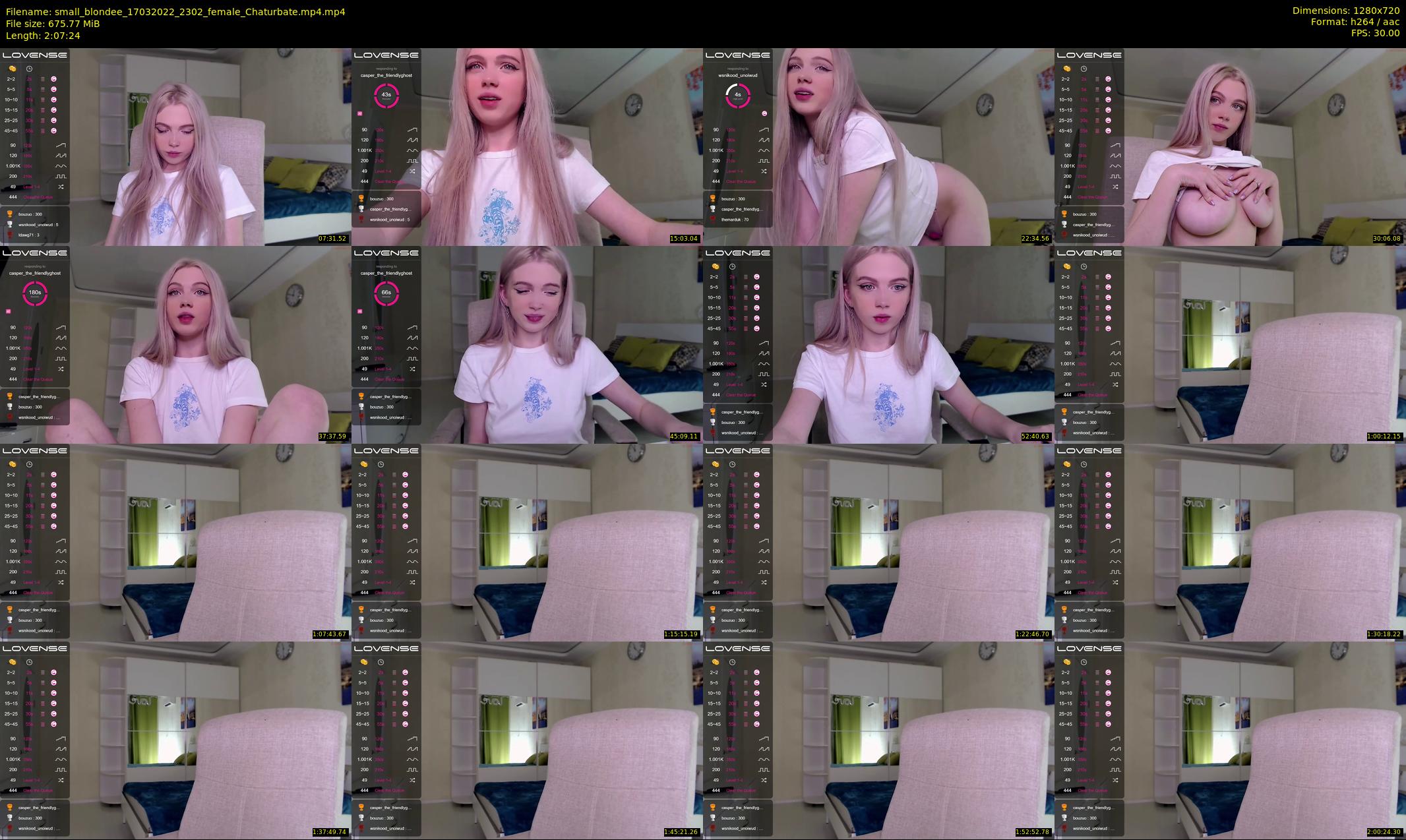 small_blondee — 128 minute Chaturbate female cam show recording, 720p, Mar 17, 2022